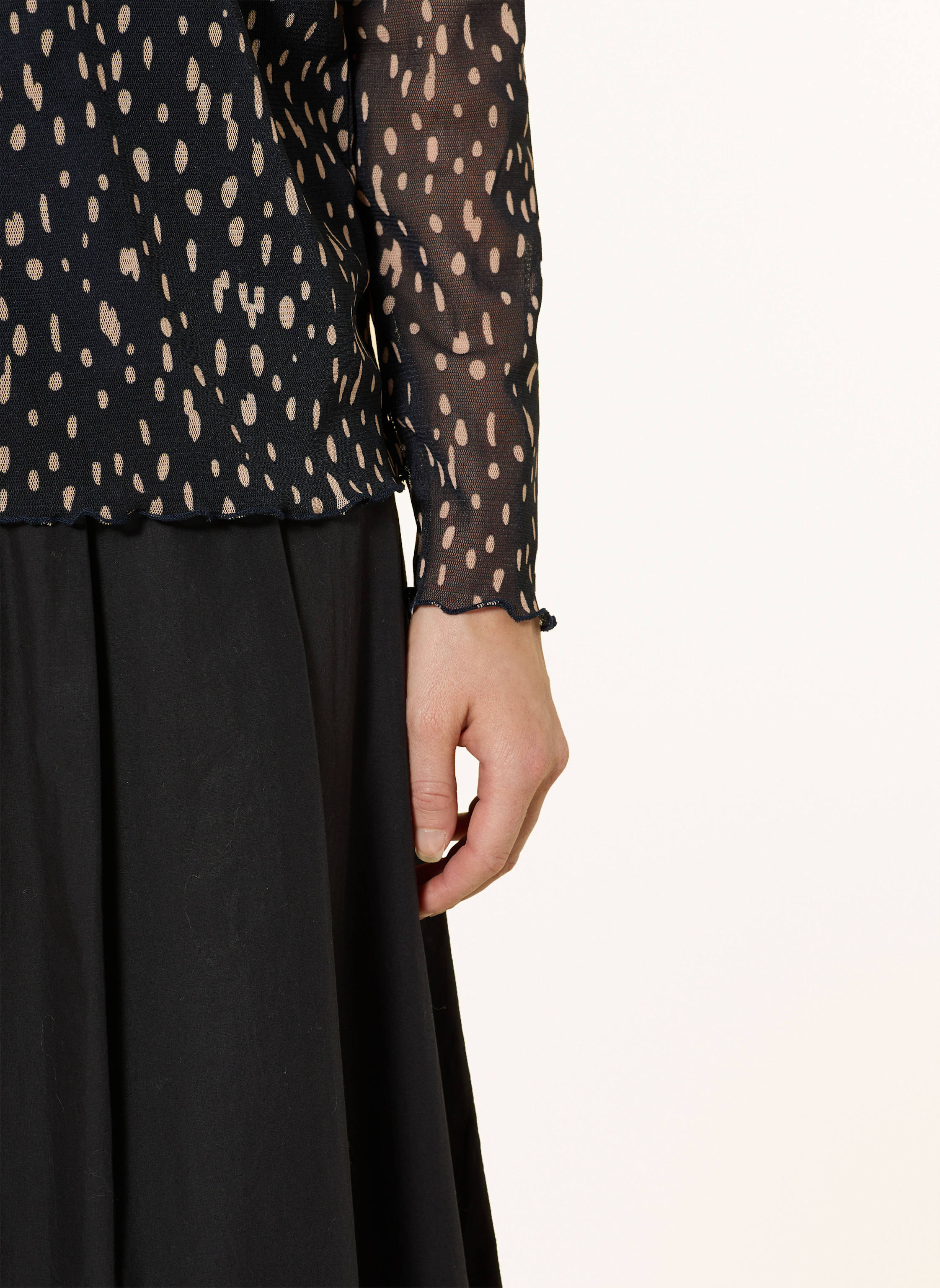 Thumbnail - Smith & Soul Mesh-Longsleeve blau