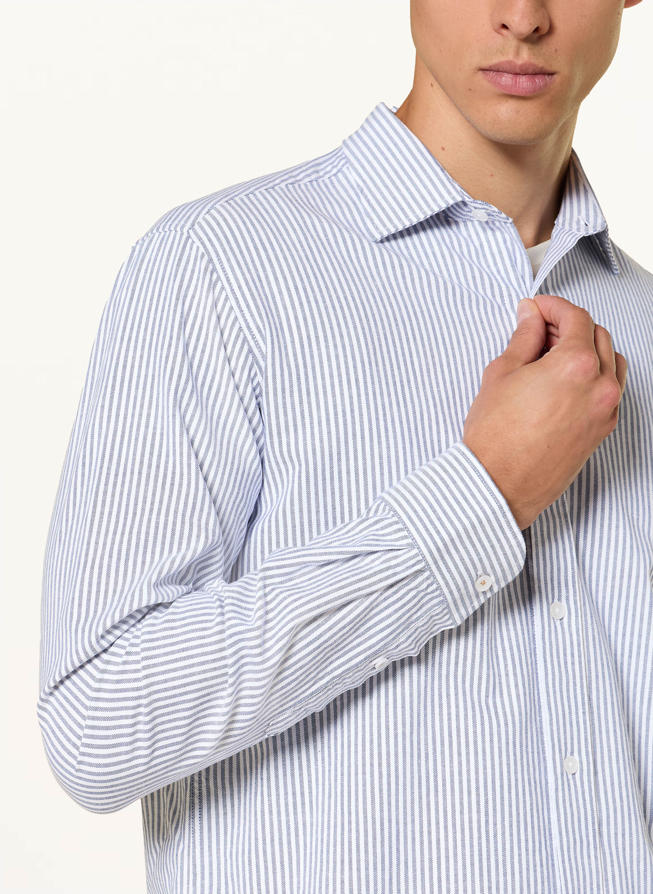 Thumbnail - Mos Mosh Gallery Hemd Mmgmarco Extra Slim Fit blau