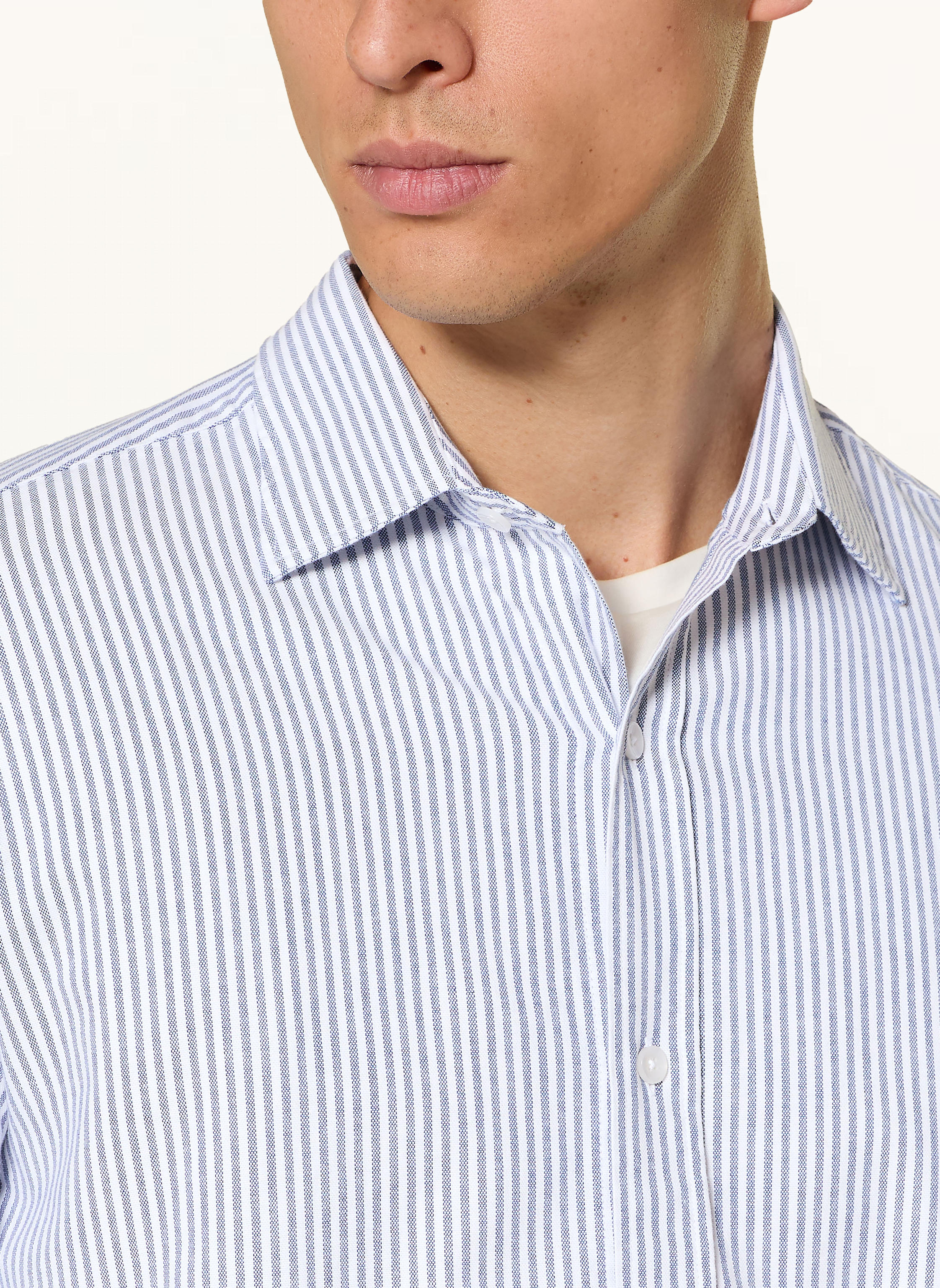 Thumbnail - Mos Mosh Gallery Hemd Mmgmarco Extra Slim Fit blau