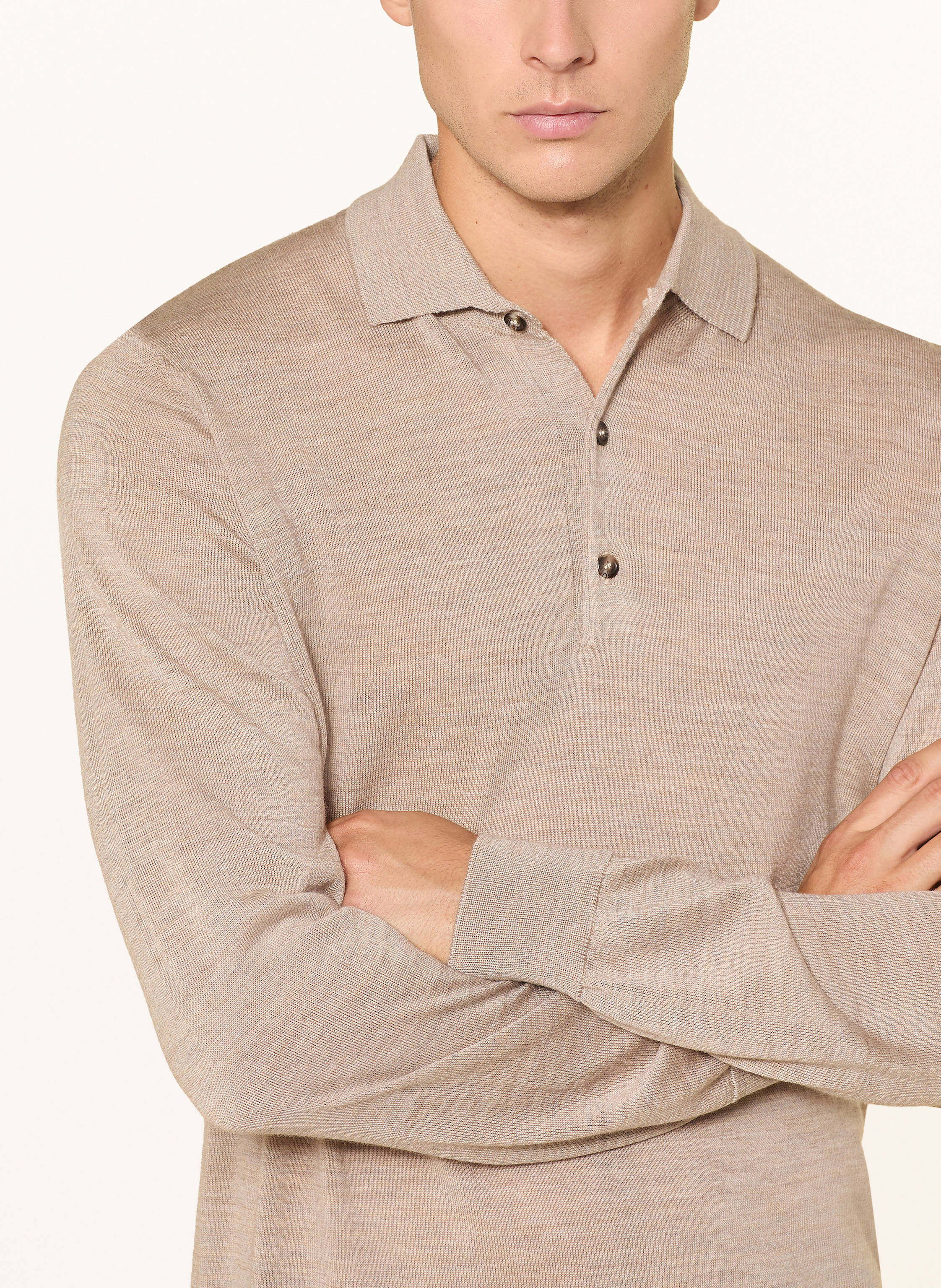 Thumbnail - Dressler Strick-Poloshirt beige