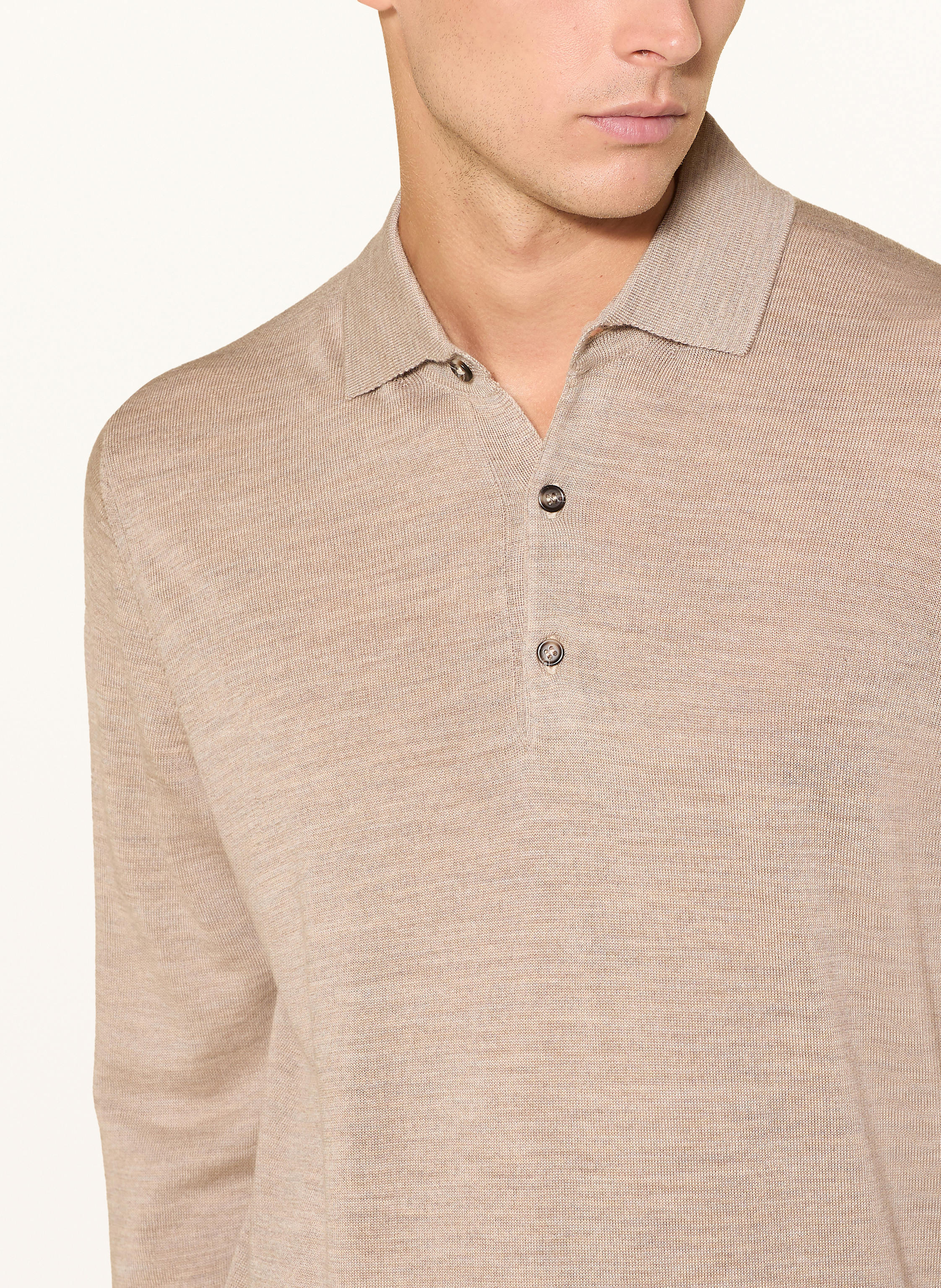 Thumbnail - Dressler Strick-Poloshirt beige