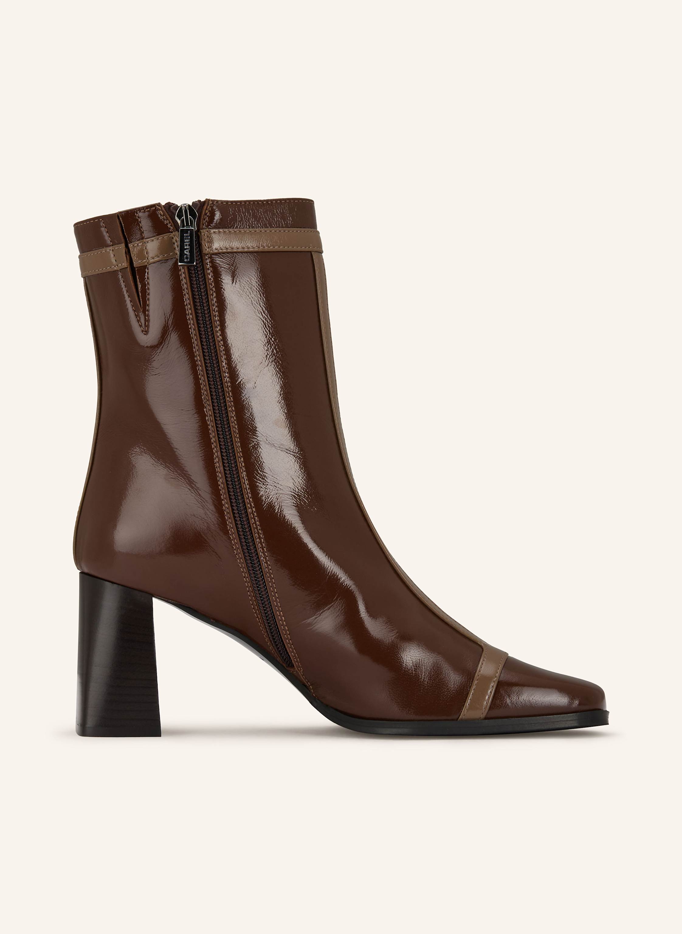 Thumbnail - Carel Lack-Stiefeletten Catherine braun