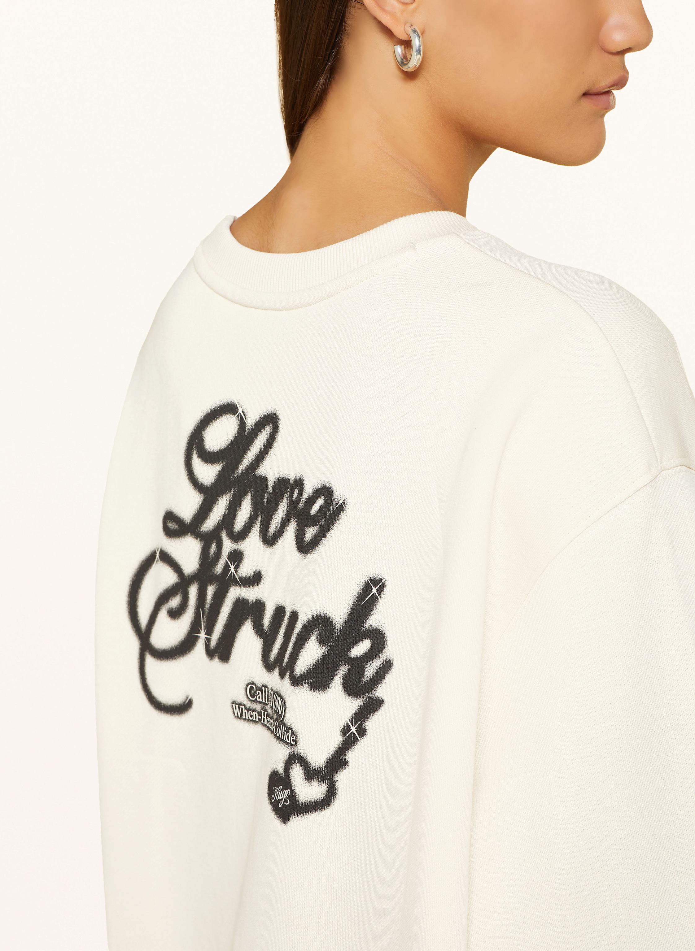 Thumbnail - Hugo Oversized-Sweatshirt Crew beige