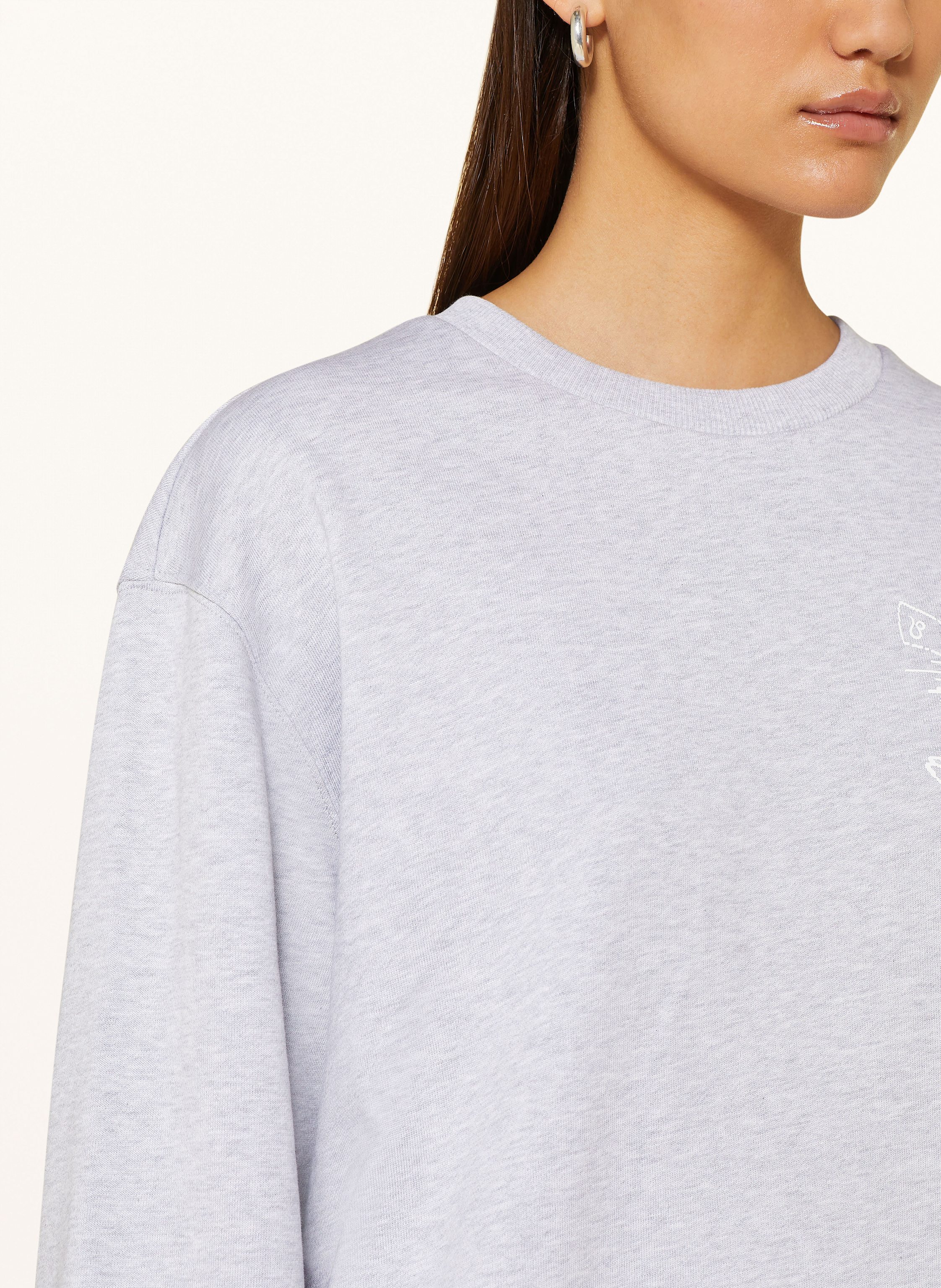 Thumbnail - Hugo Oversized-Sweatshirt Crew grau