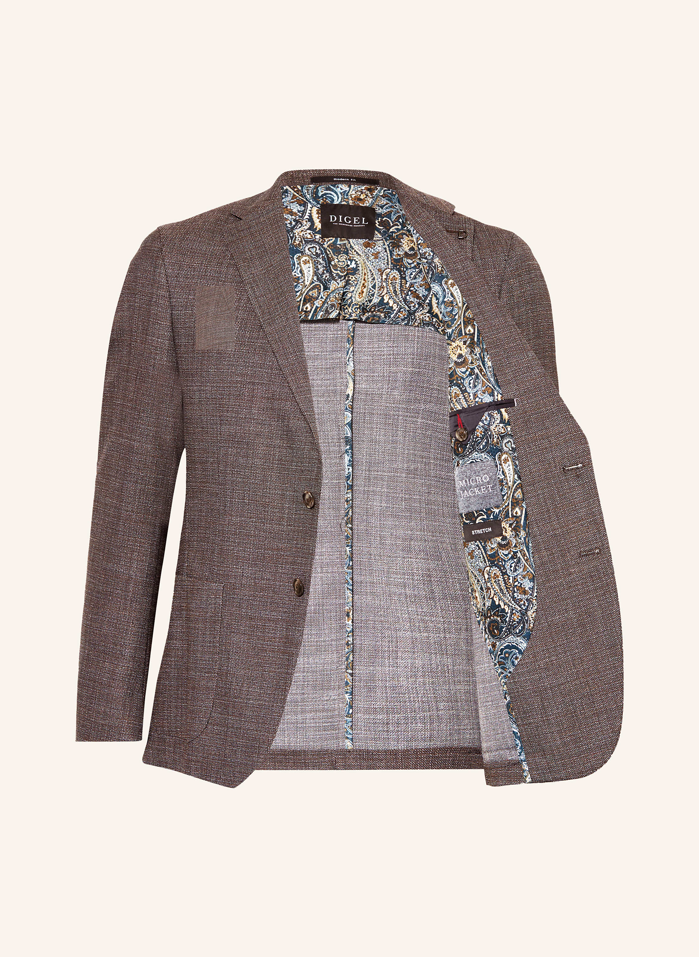 Thumbnail - Digel Sakko Edward Modern Fit braun