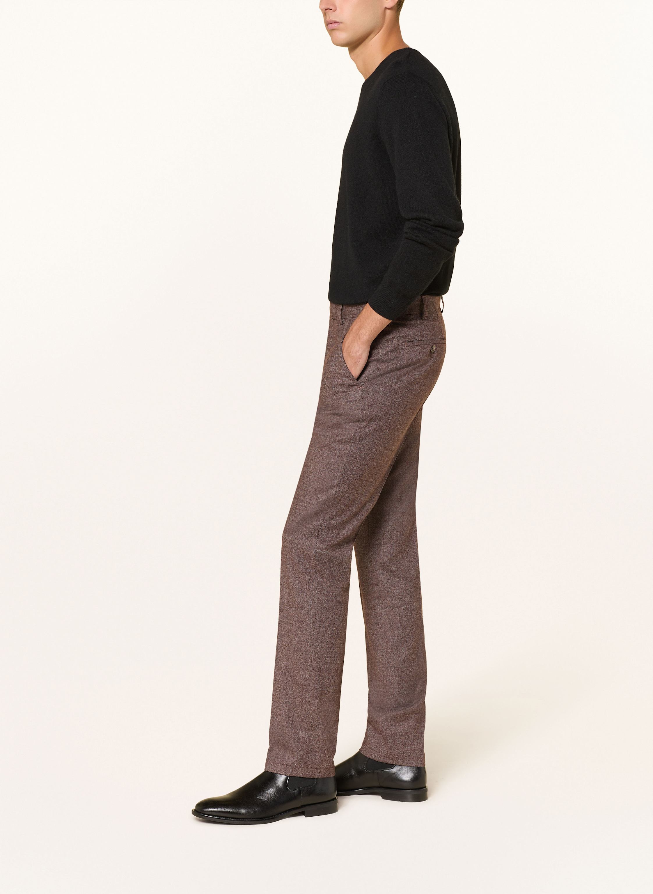 Thumbnail - Digel Anzughose Sergio Regular Fit rot