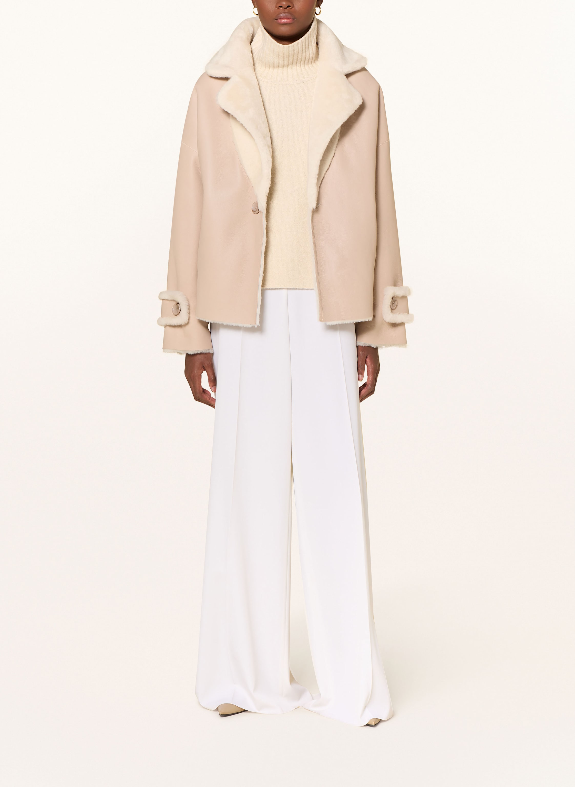 Thumbnail - Manzoni 24 Jacke Aus Merinowolle weiss