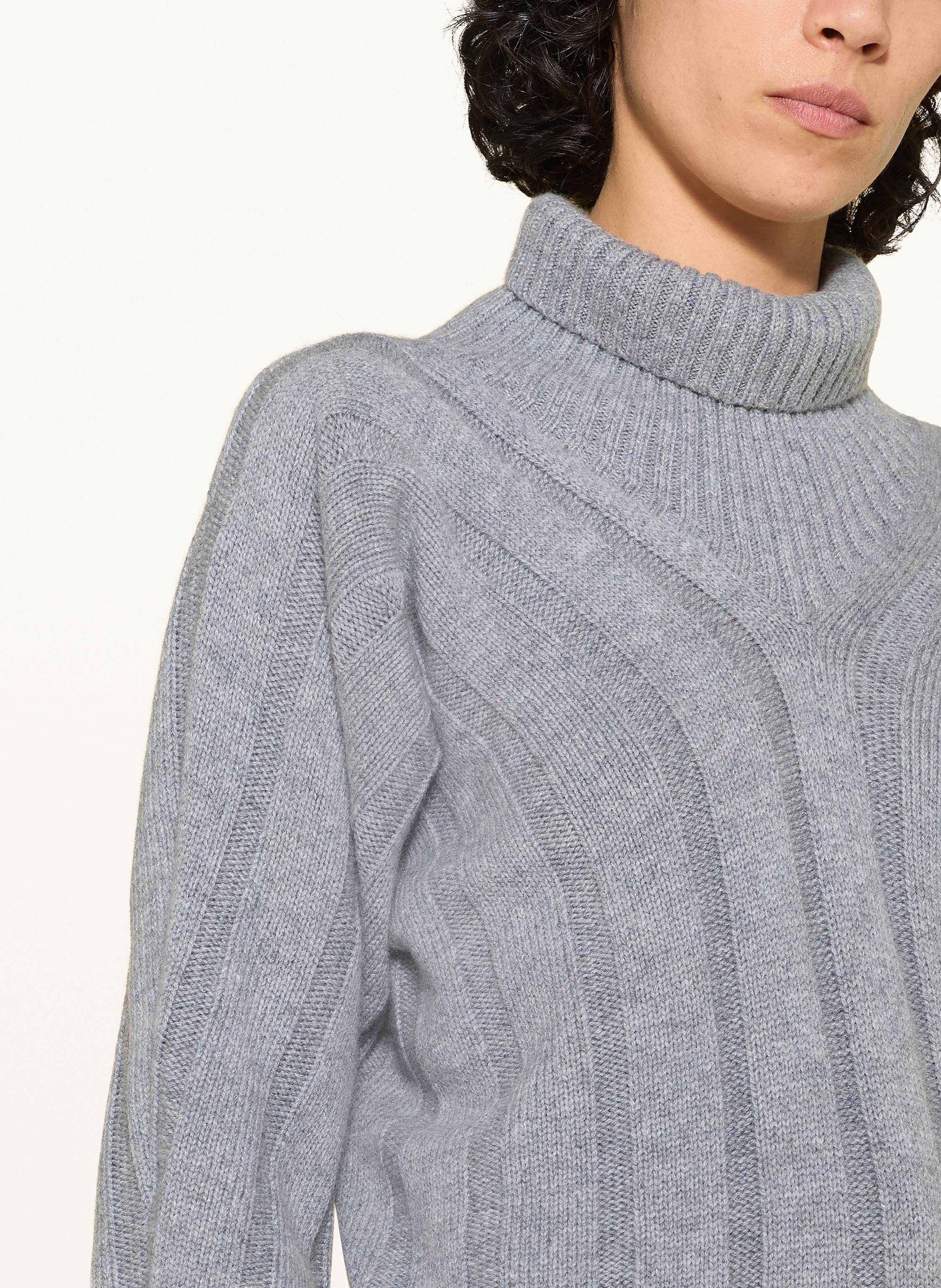 Thumbnail - Boss Rollkragenpullover Fisaniara grau