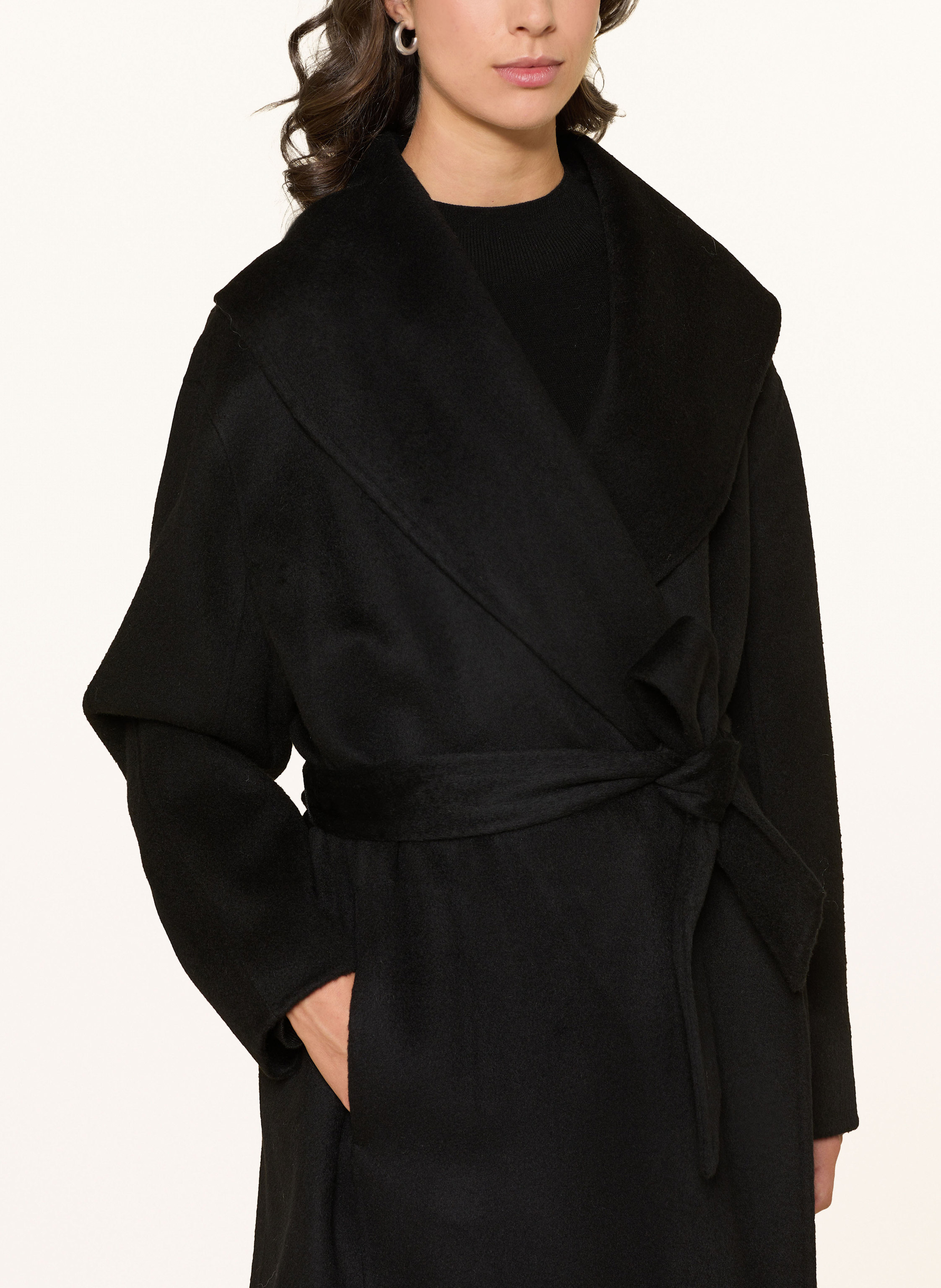 Thumbnail - Boss Wollmantel Cariby schwarz