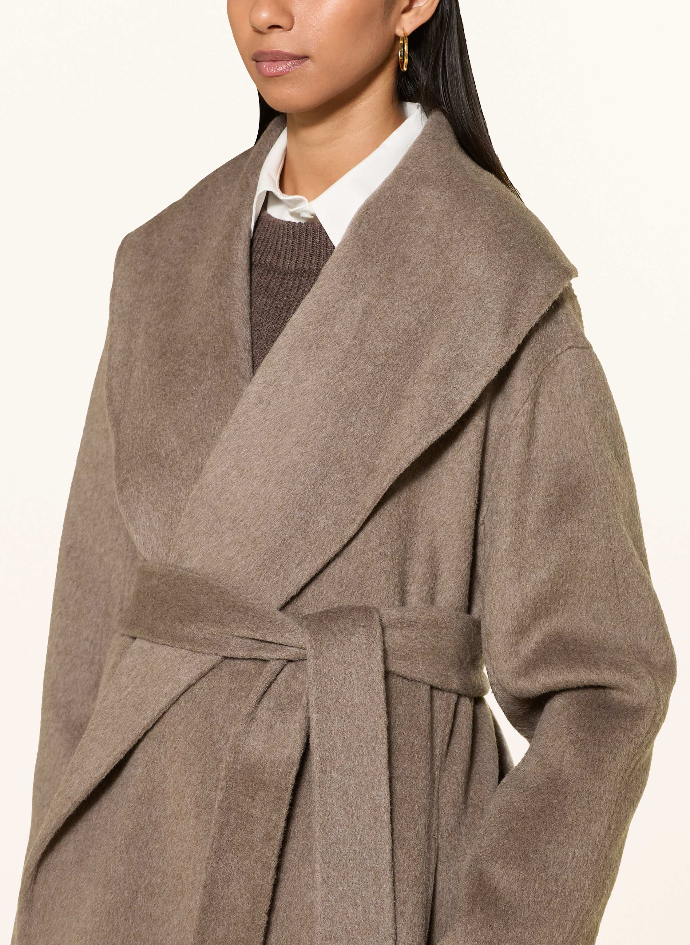 Thumbnail - Boss Wollmantel Cariby braun