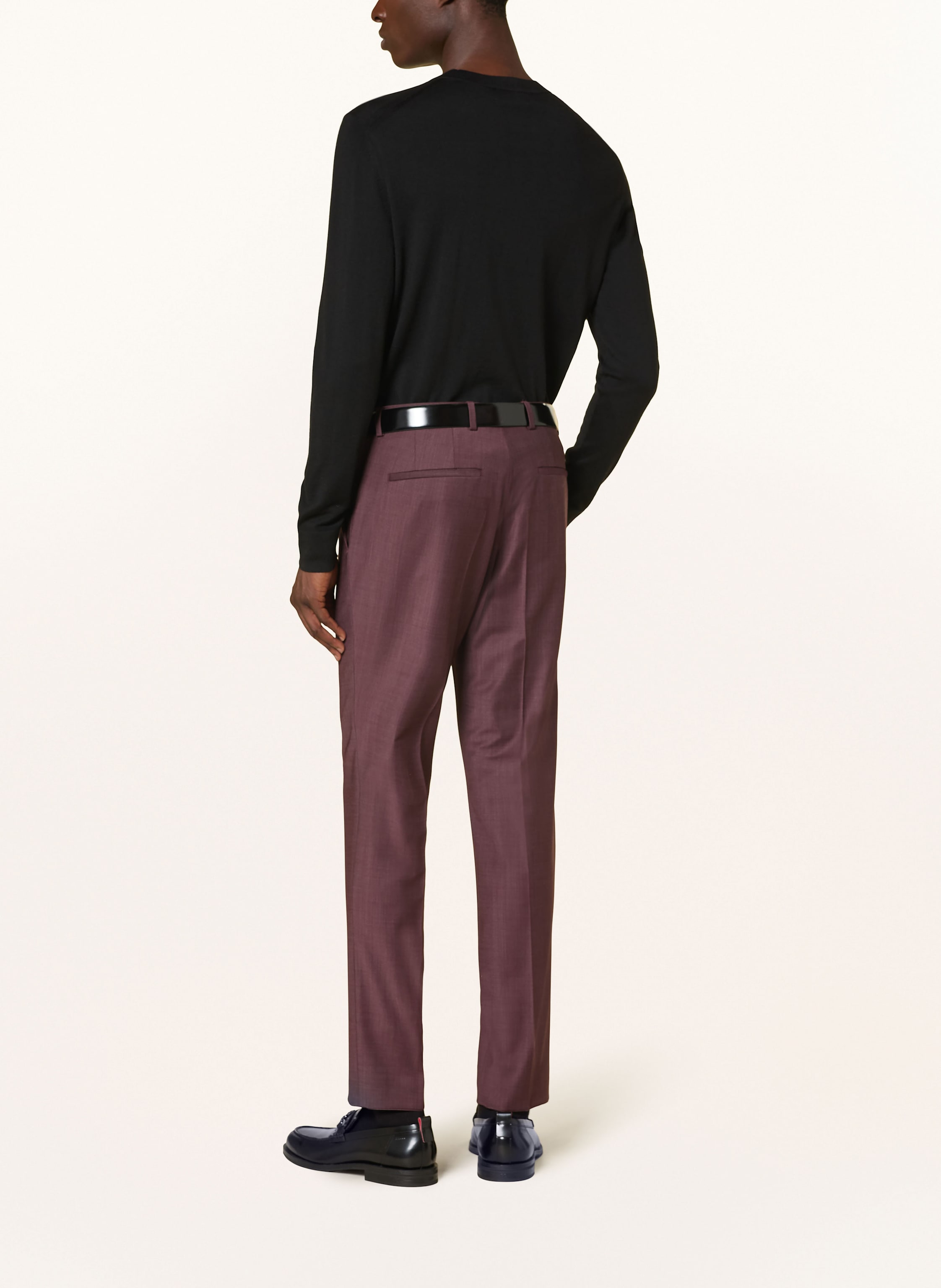 Thumbnail - Hugo Anzughose Hesten Extra Slim Fit rot