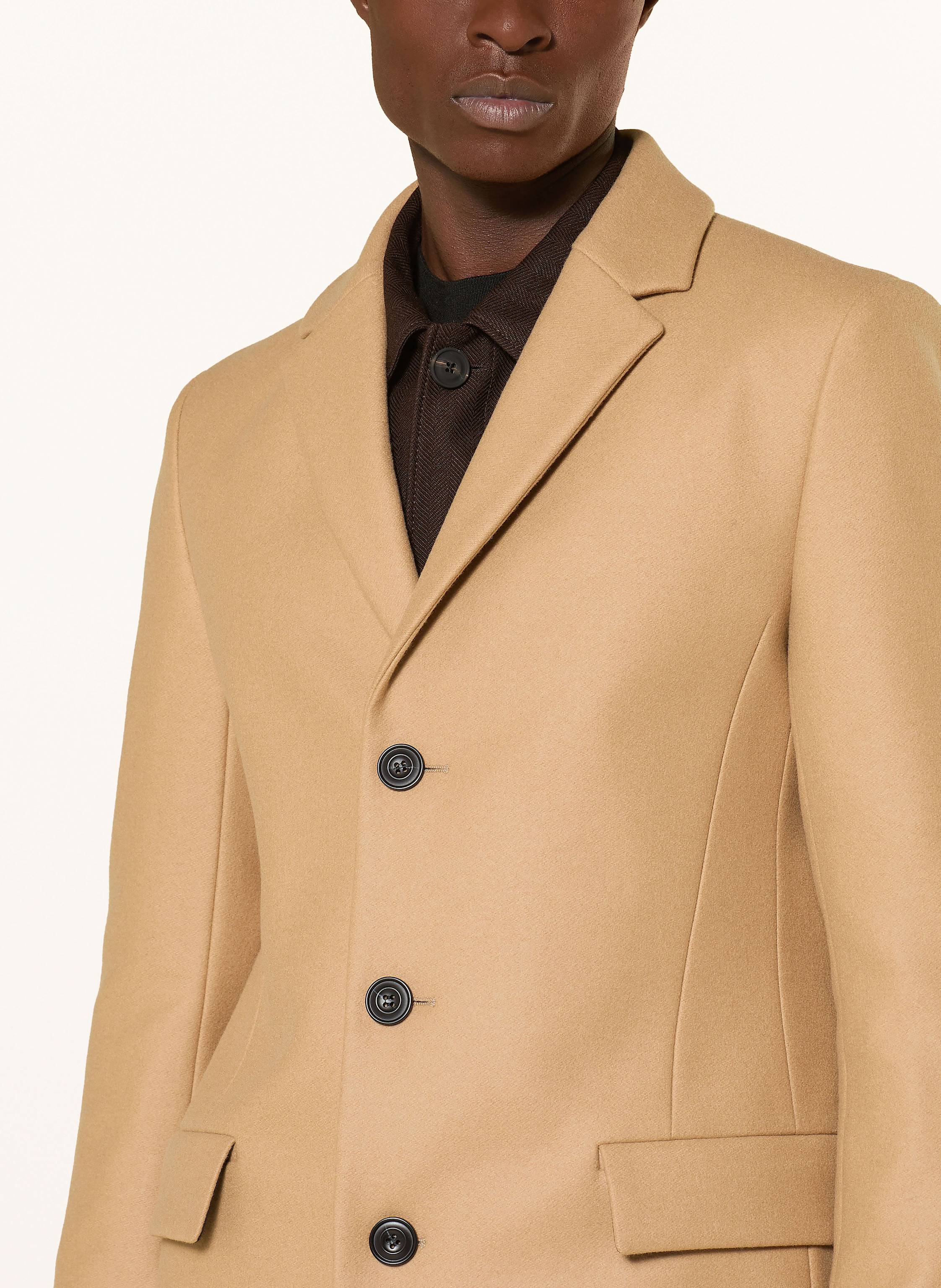 Thumbnail - Hugo Wollmantel Migor beige