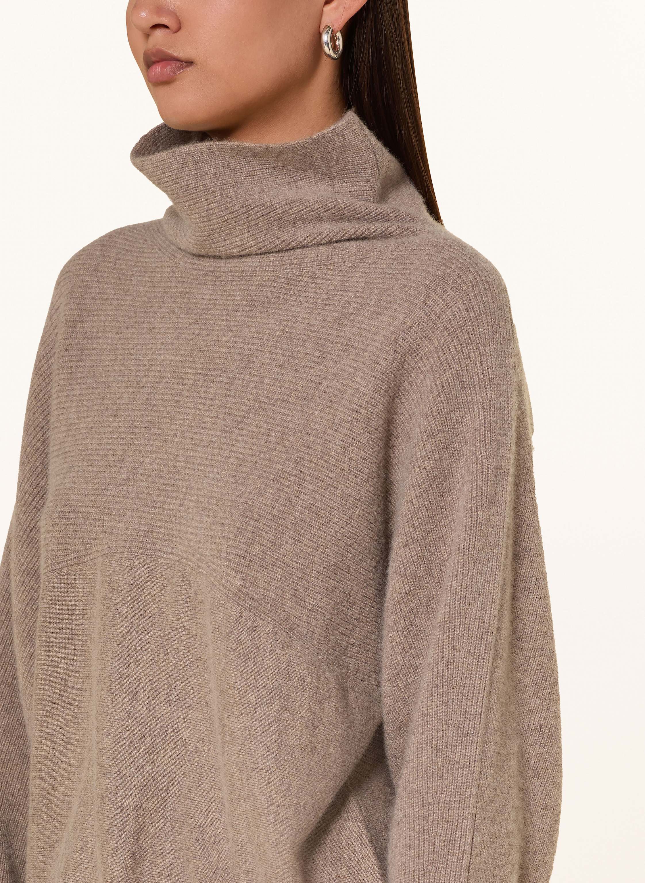 Thumbnail - Repeat Rollkragenpullover Aus Cashmere beige