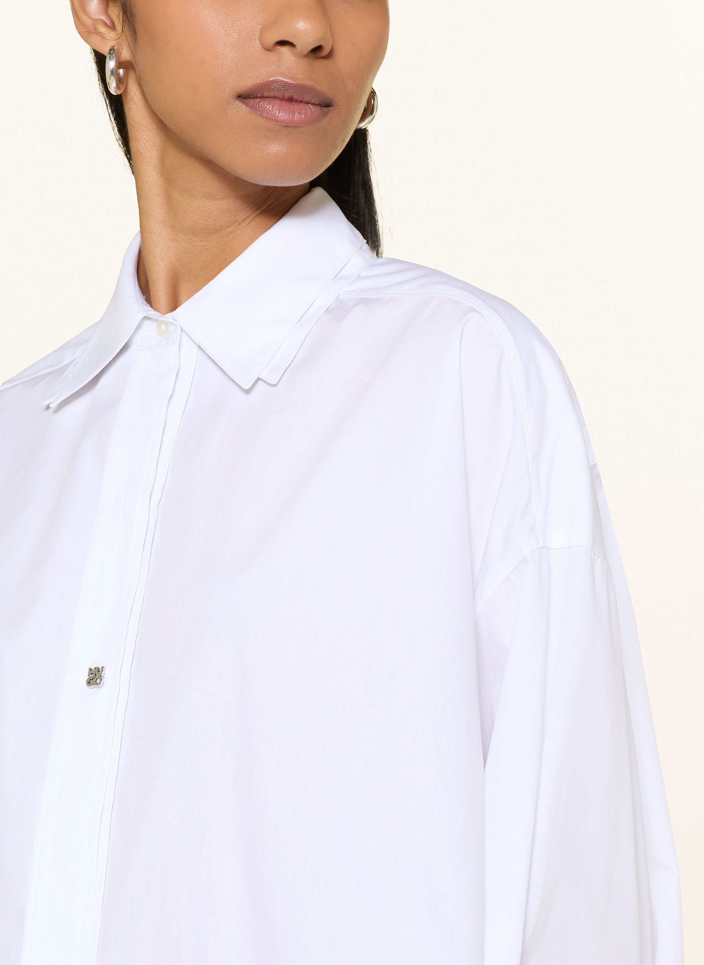 Thumbnail - Hugo Oversized-Hemdbluse Echarming weiss