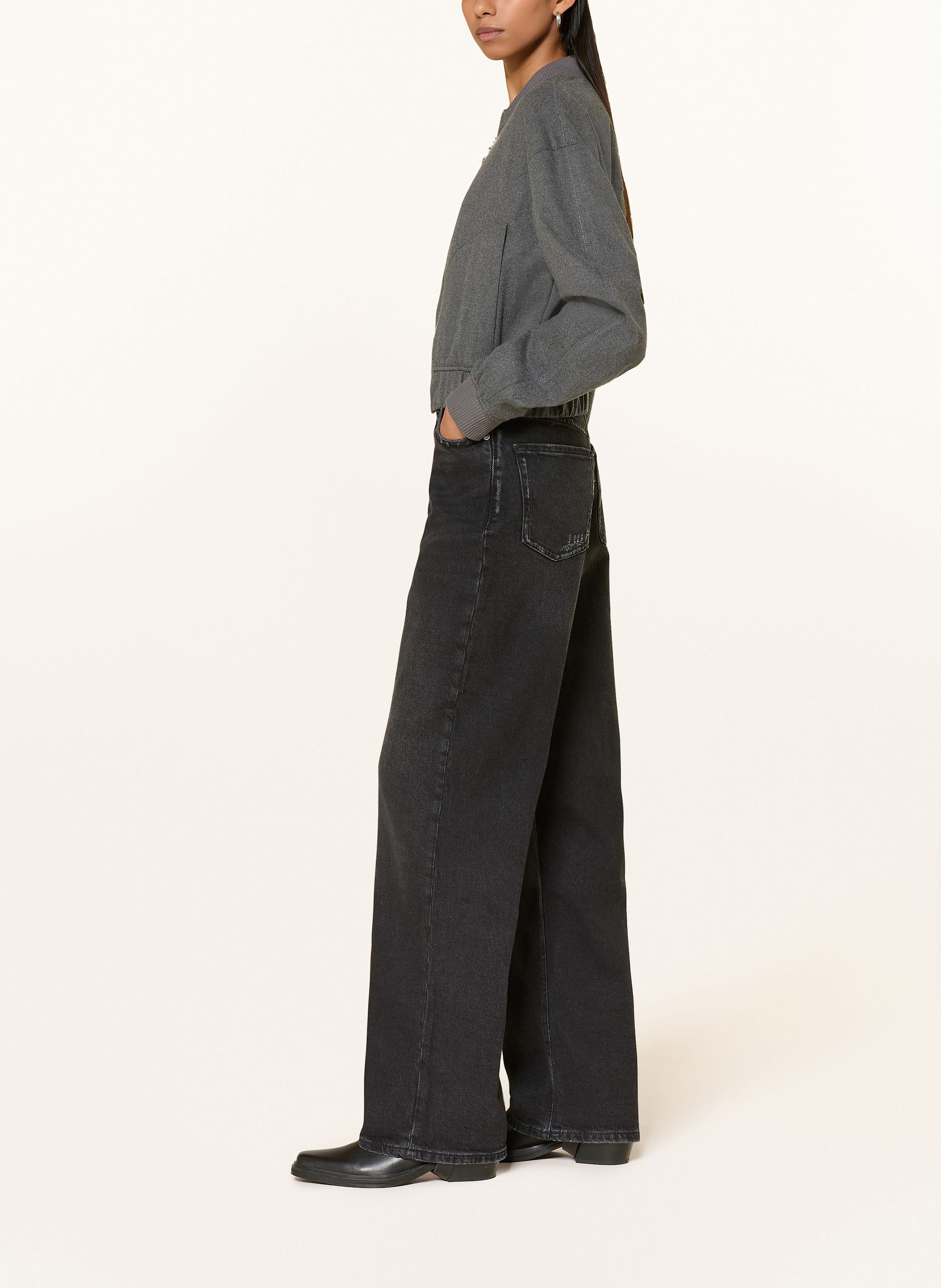 Thumbnail - Hugo Straight Jeans 937_15 schwarz