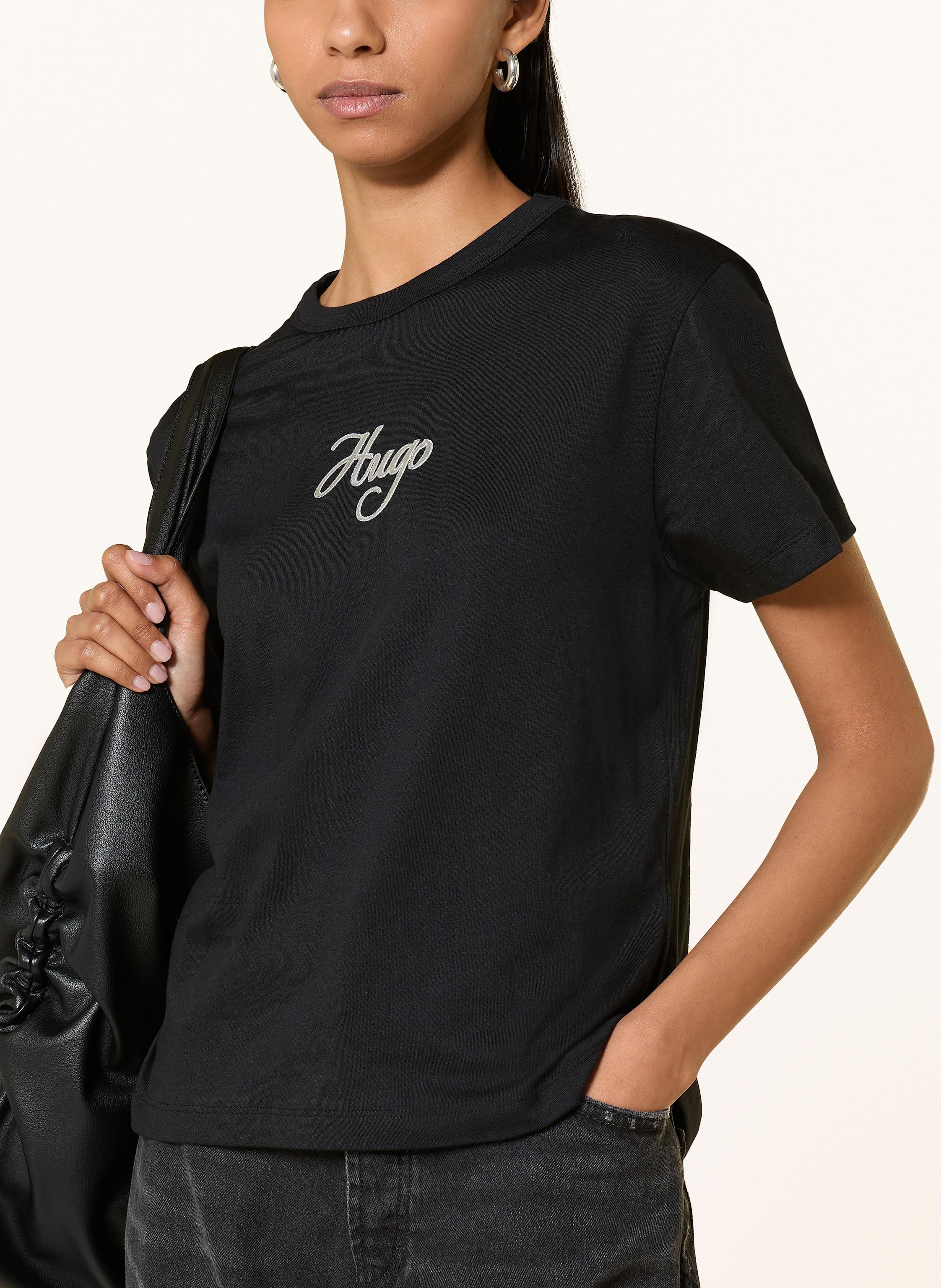 Thumbnail - Hugo T-Shirt Destrel schwarz