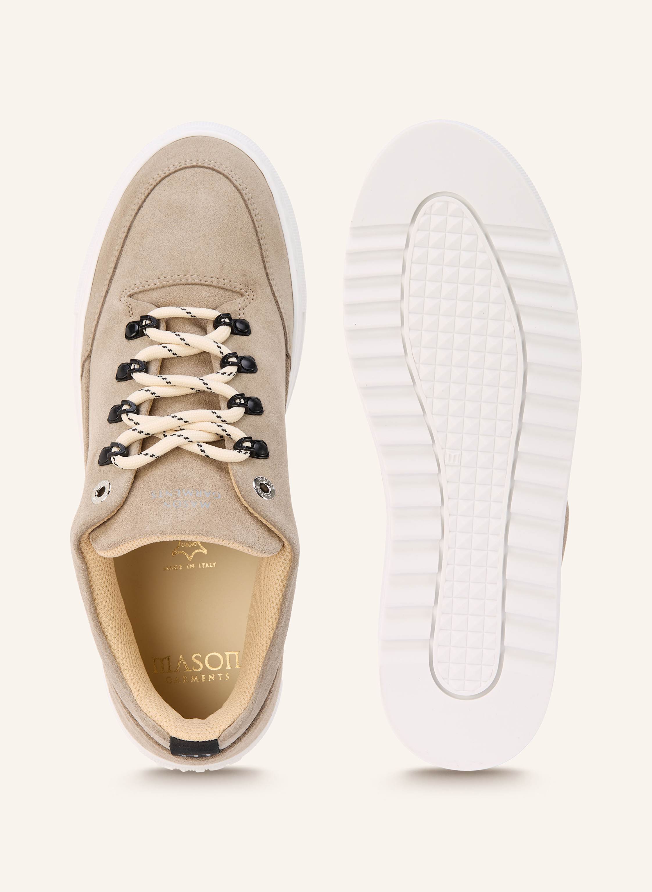 Thumbnail - Mason Garments Sneaker Torino beige