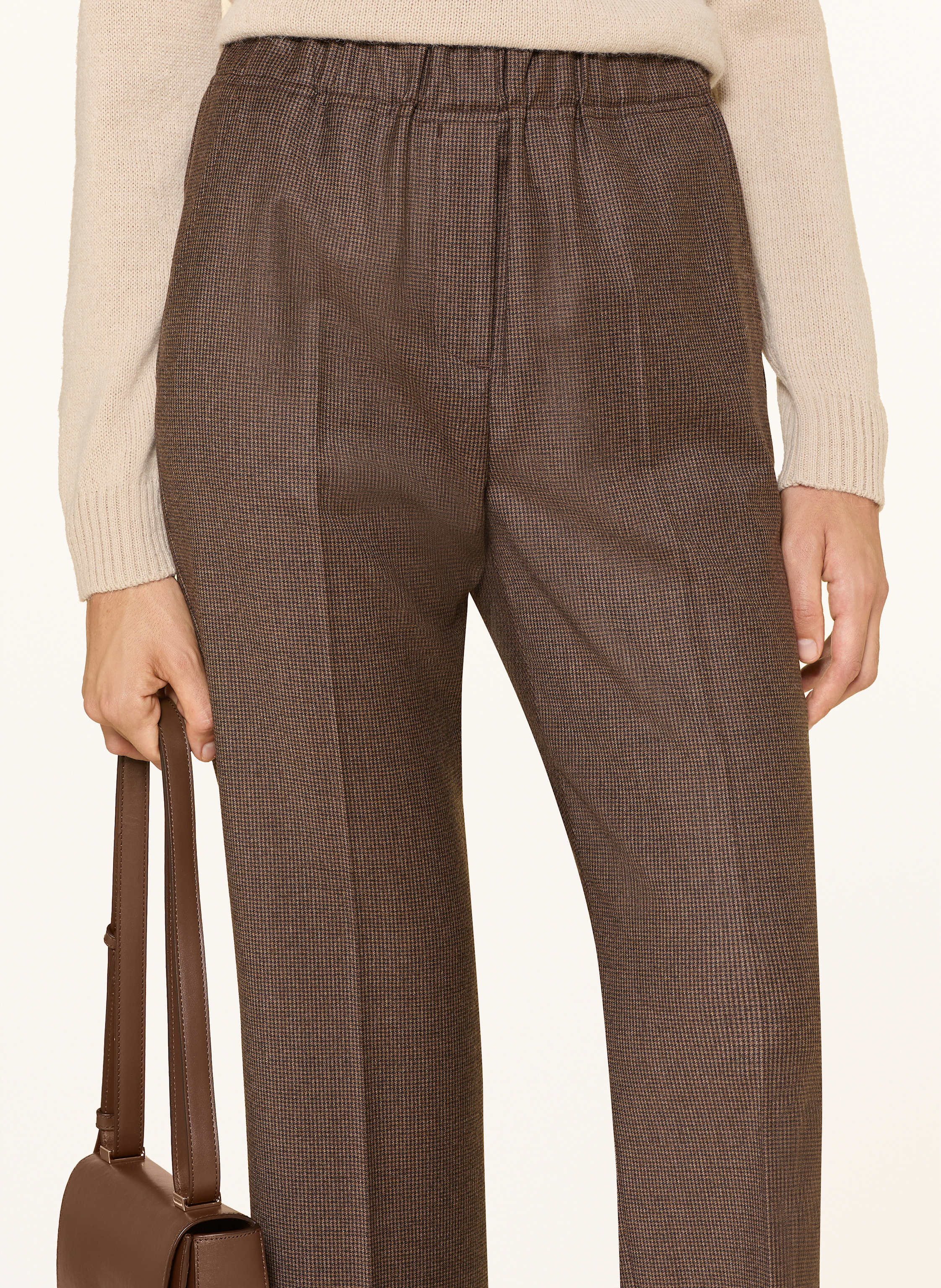 Thumbnail - Weekend Max Mara Marlenehose Hateley braun