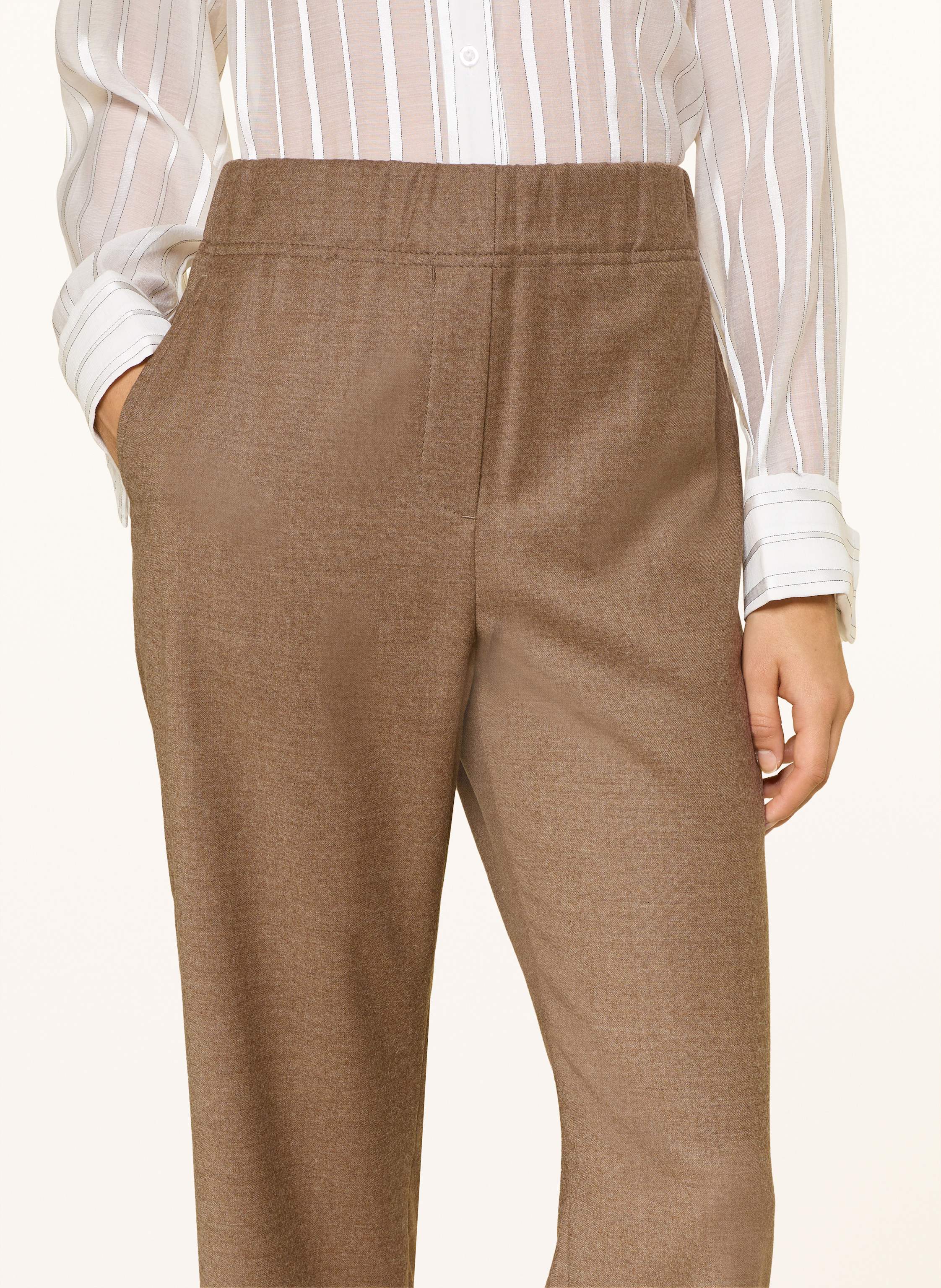 Thumbnail - Weekend Max Mara Marlenehose Hateley braun