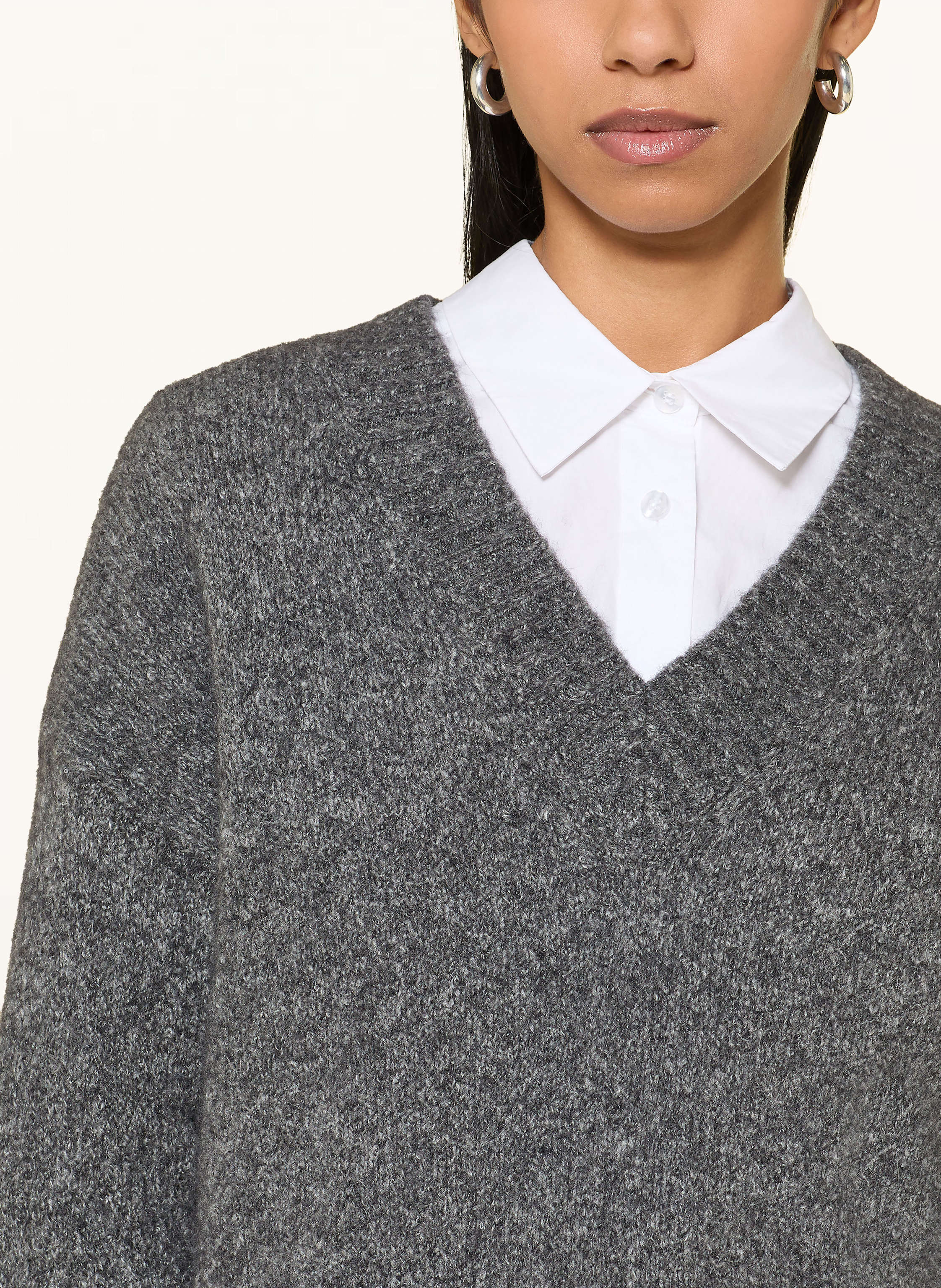 Thumbnail - Weekend Max Mara Pullover Visita Mit Alpaka grau