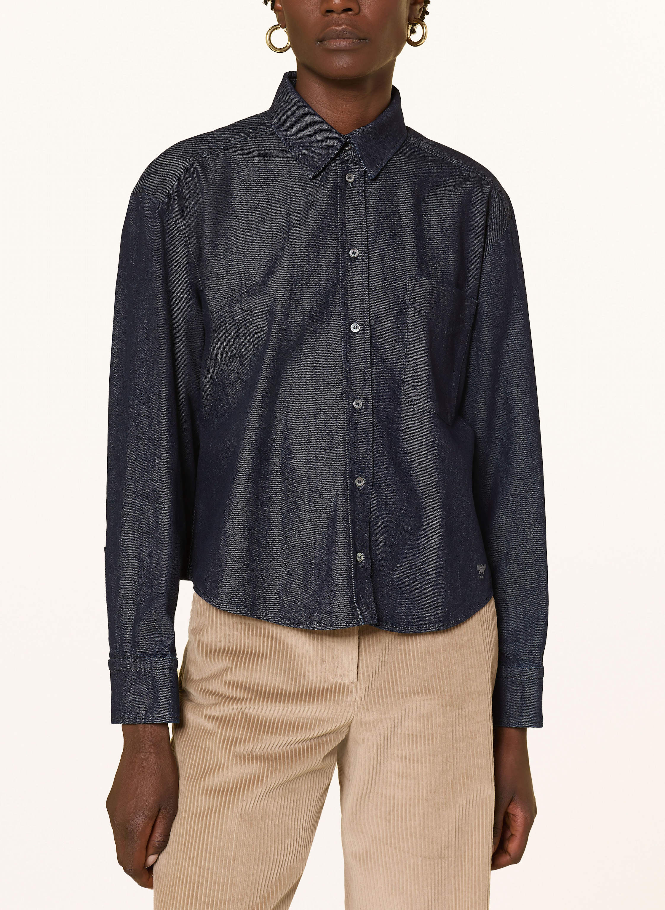 Thumbnail - Weekend Max Mara Jeansbluse Obbia blau