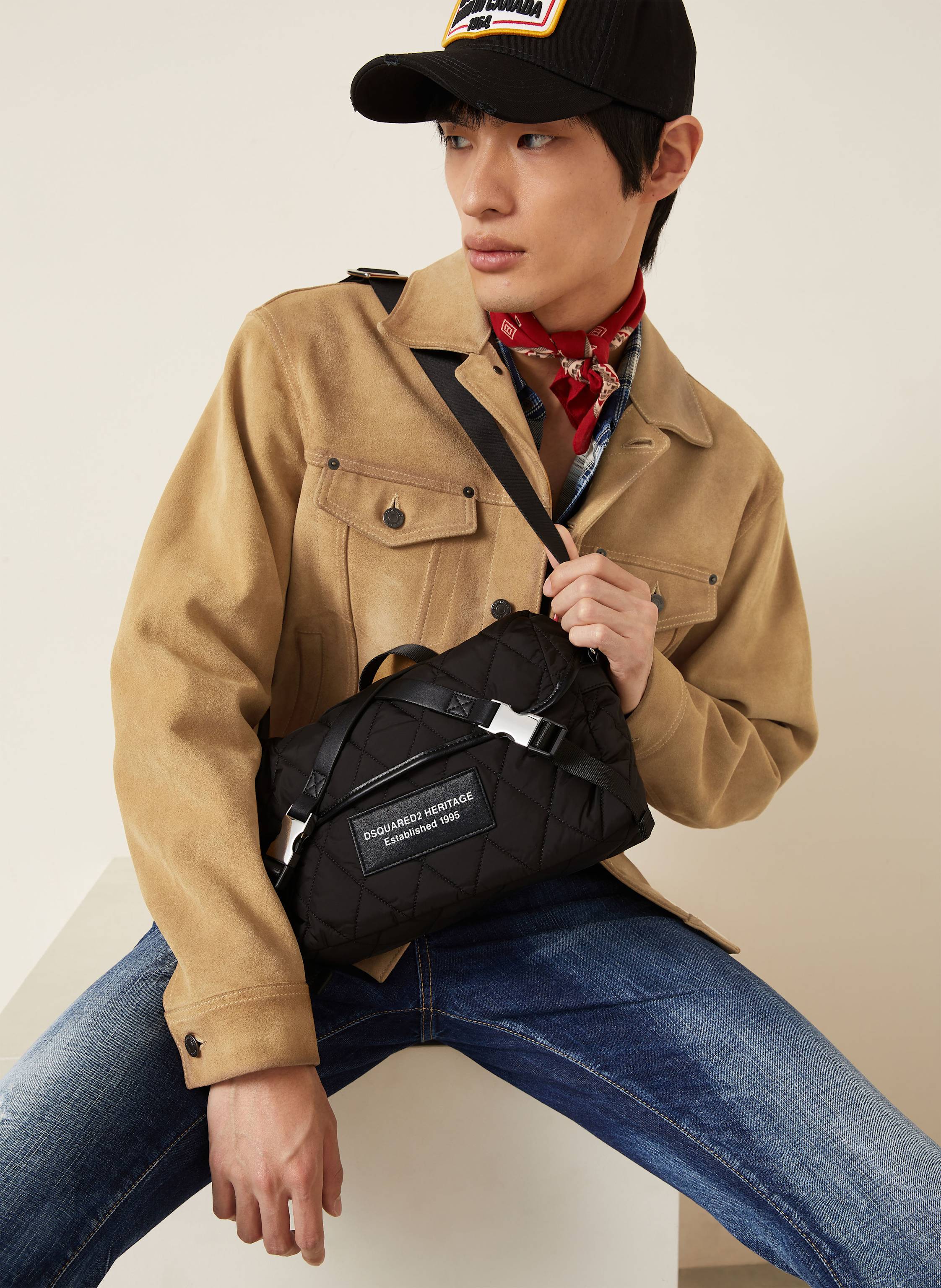 Thumbnail - dsquared2 Umhängetasche Heritage Messenger schwarz