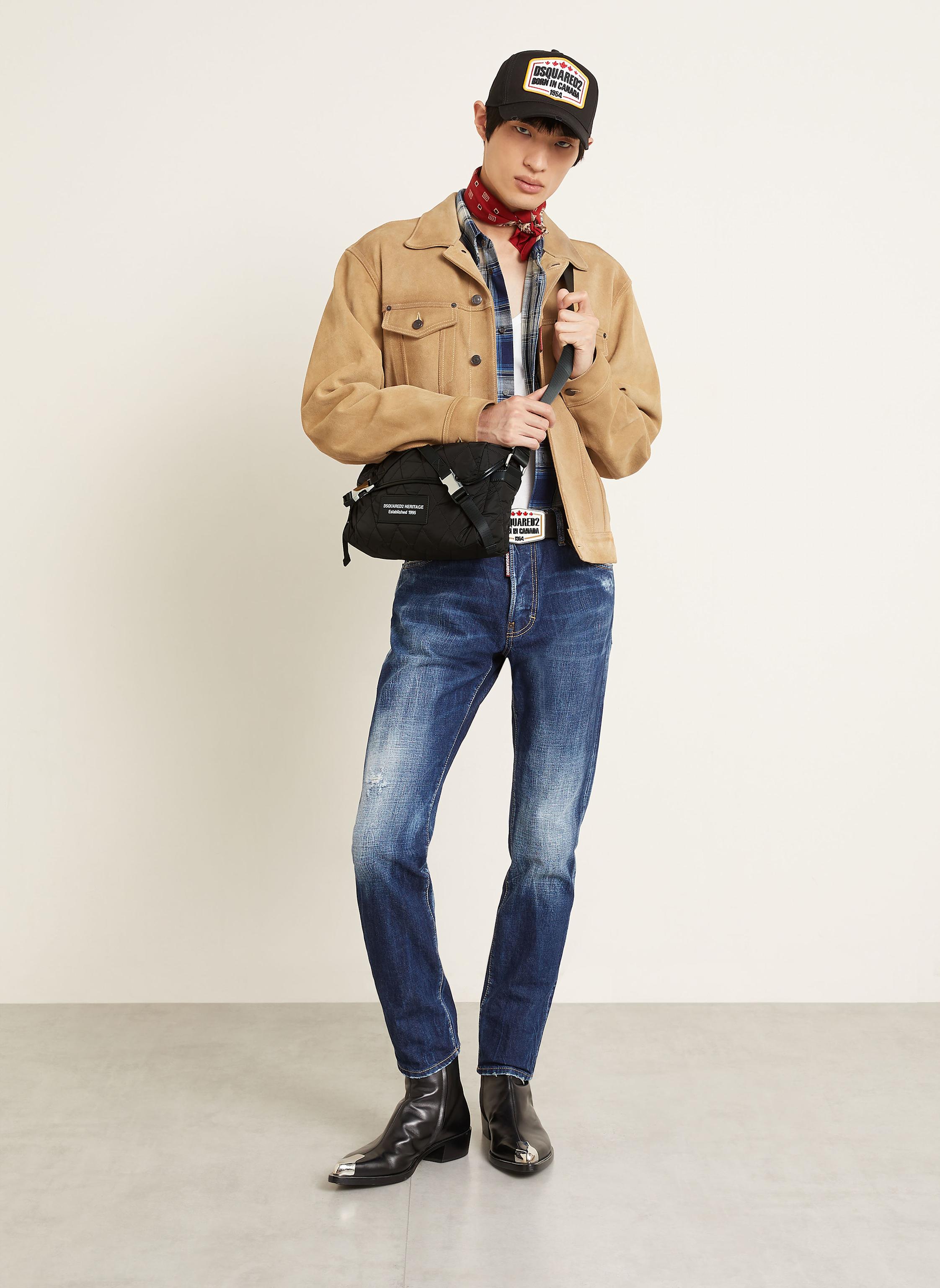 Thumbnail - dsquared2 Umhängetasche Heritage Messenger schwarz