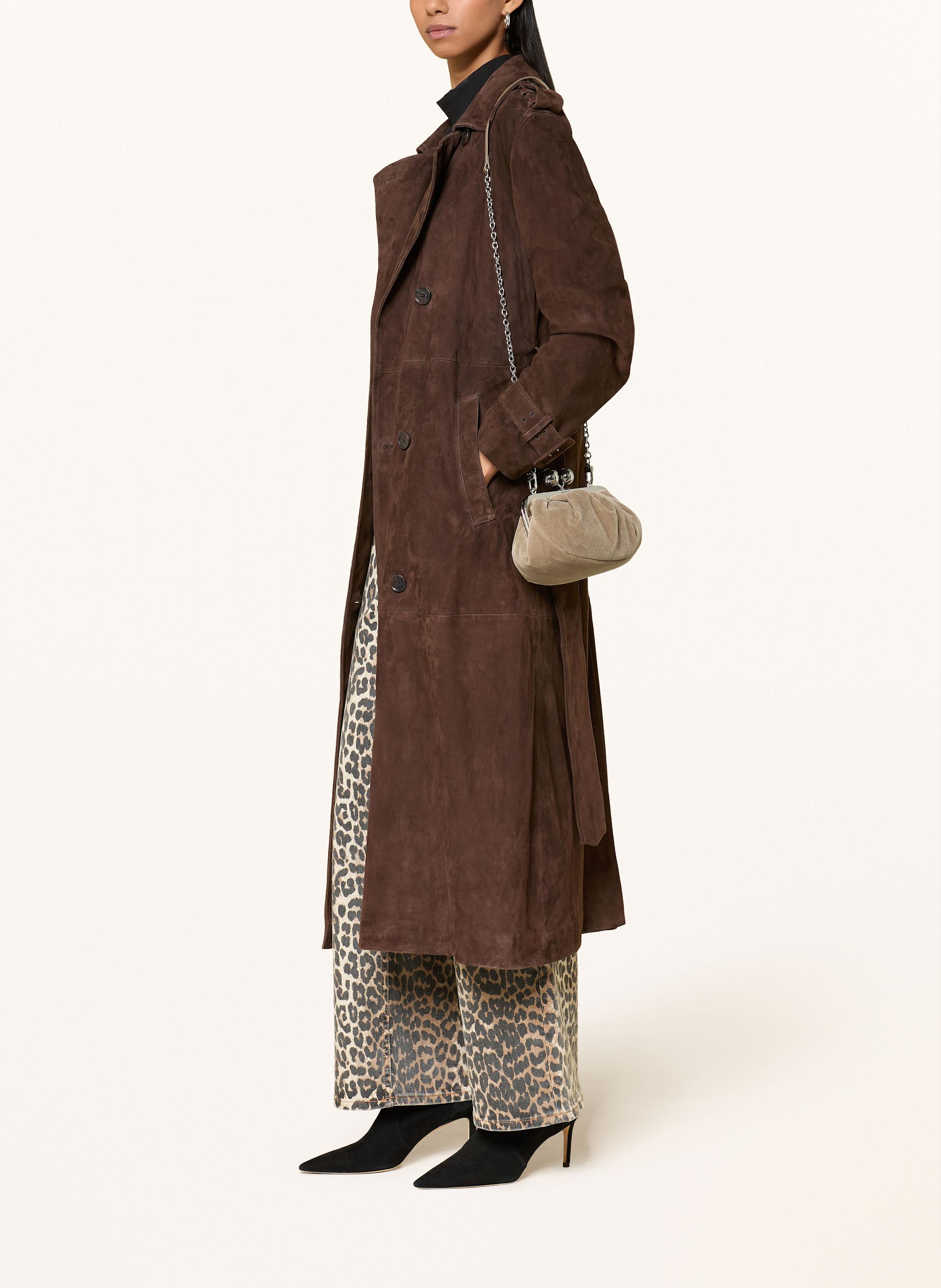 Thumbnail - Weekend Max Mara Umhängetasche Valance Mit Schmucksteinen braun