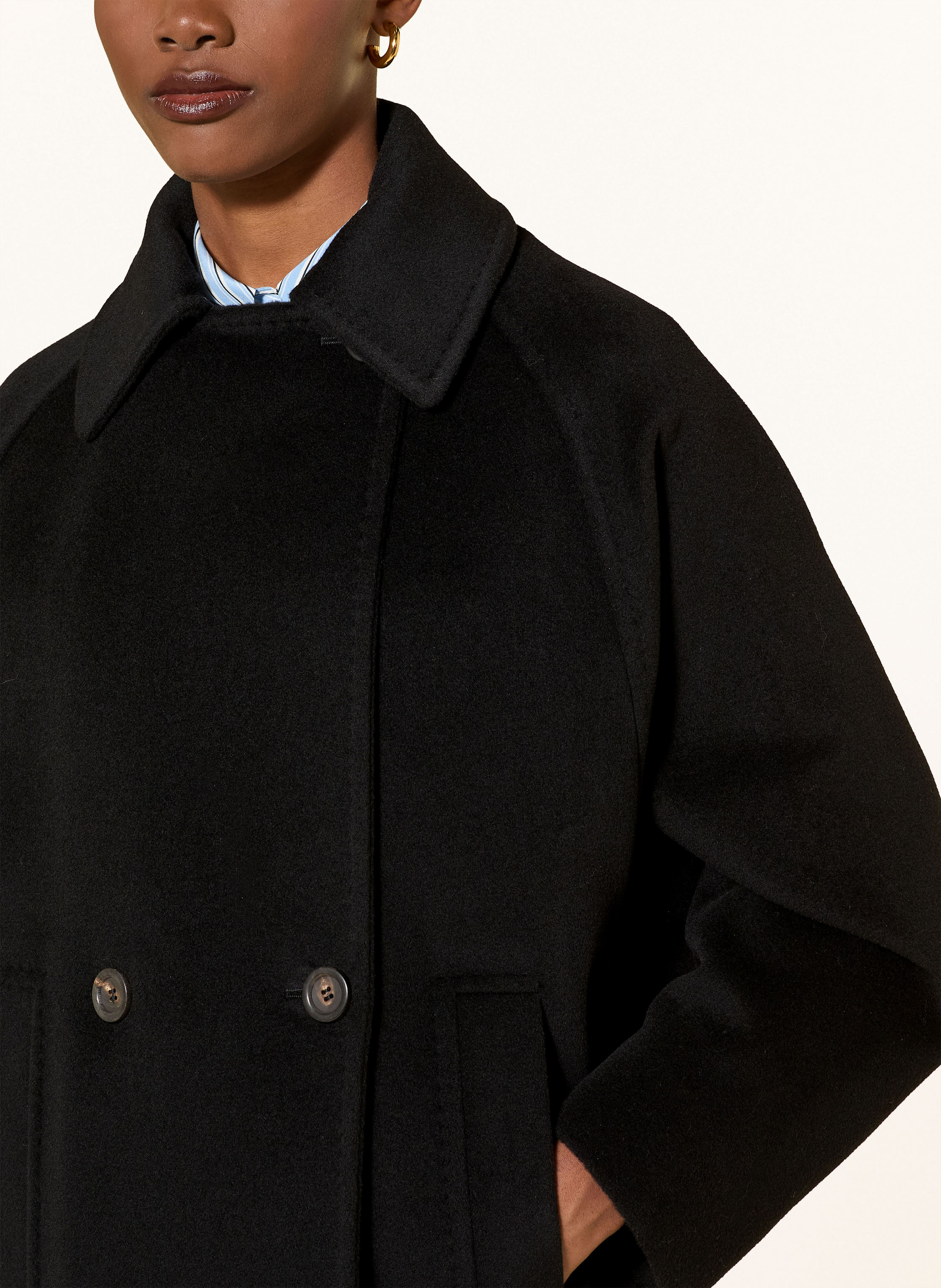 Thumbnail - Max Mara Studio Cabanjacke Ariano schwarz