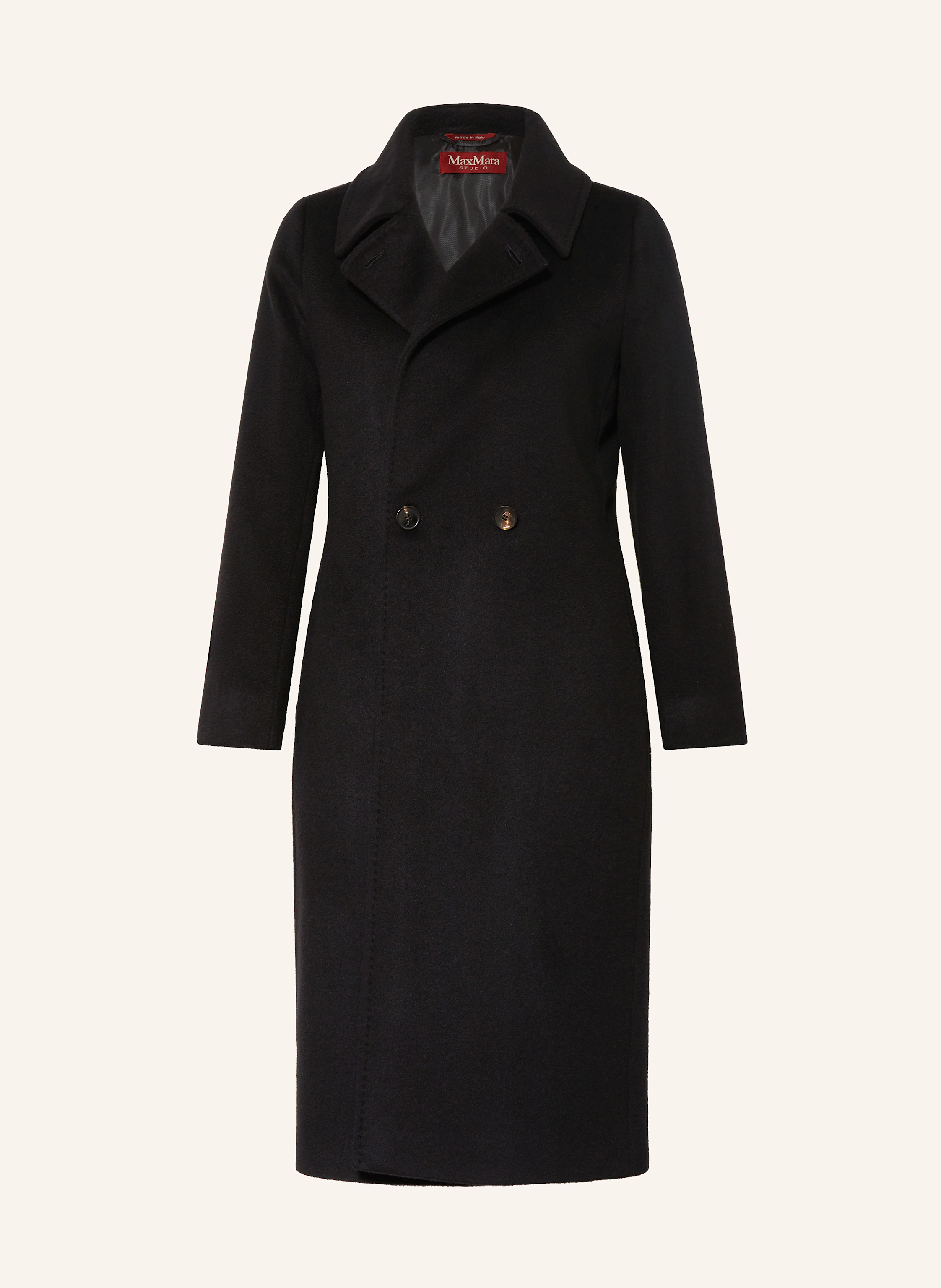 Max Mara STUDIO Wool coat BCOLLAG in black