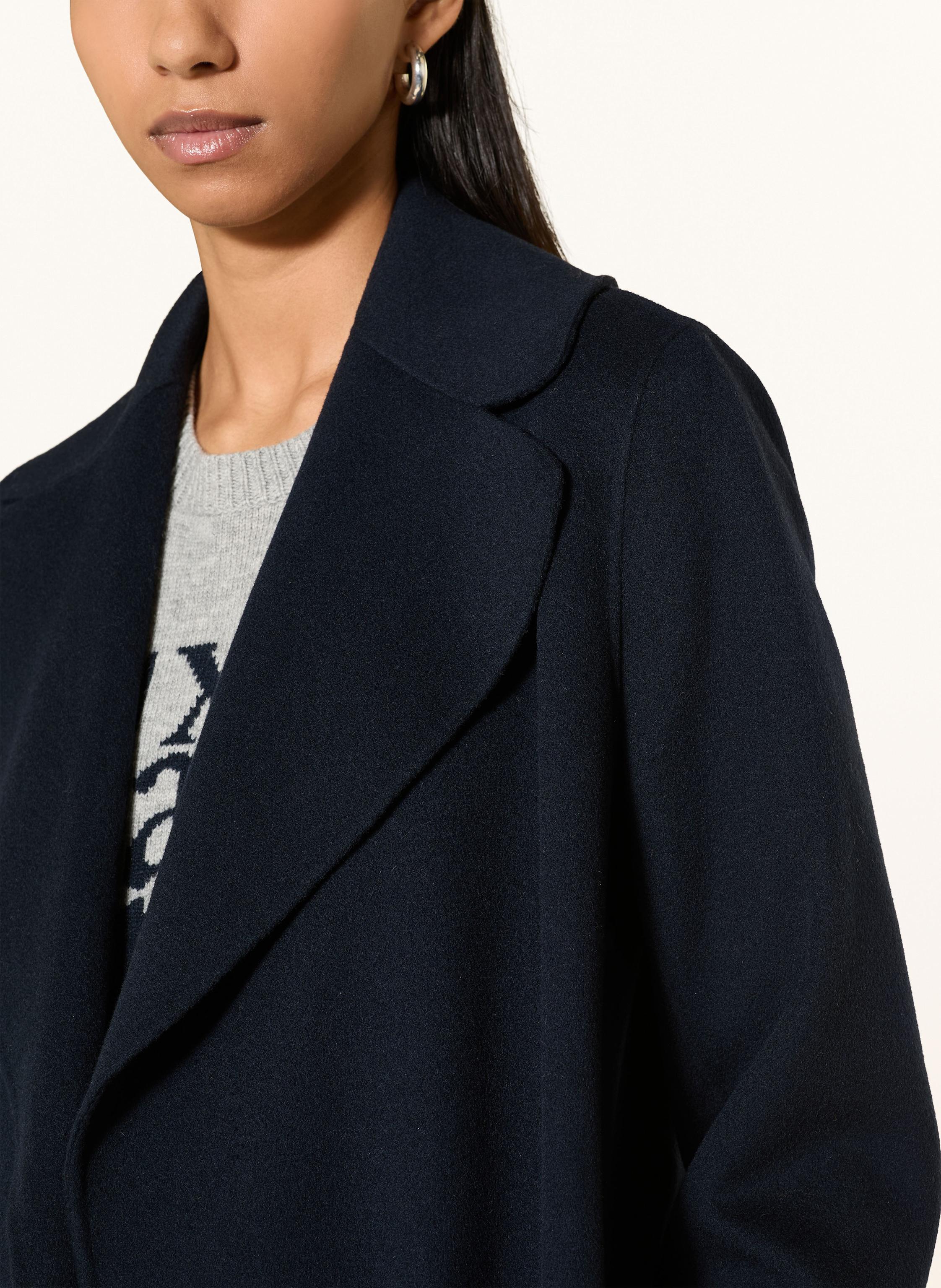 Thumbnail - S Max Mara Wollmantel Poldo blau