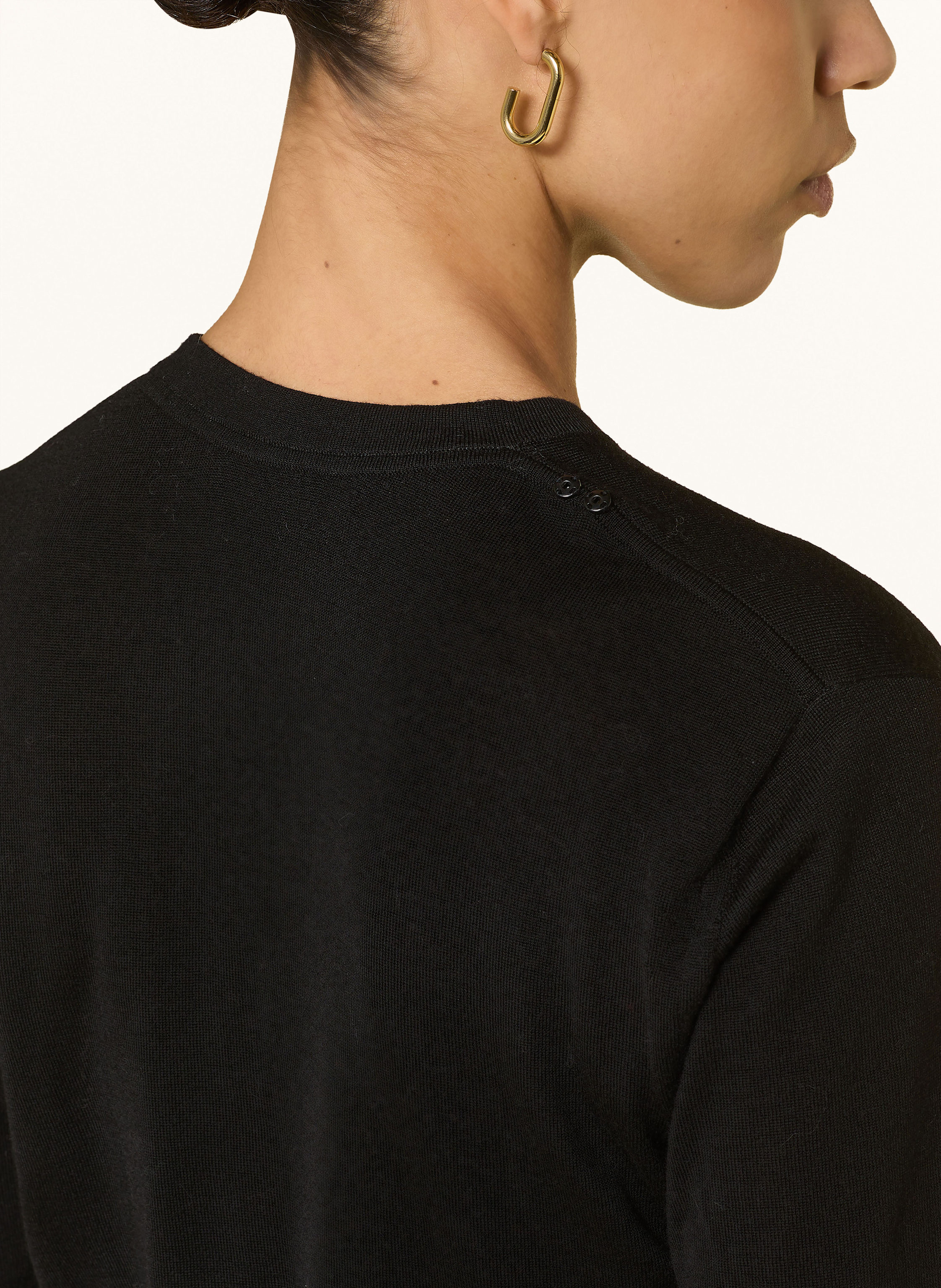 Thumbnail - Dorothee Schumacher Strickshirt Urban Favorites Aus Merinowolle schwarz