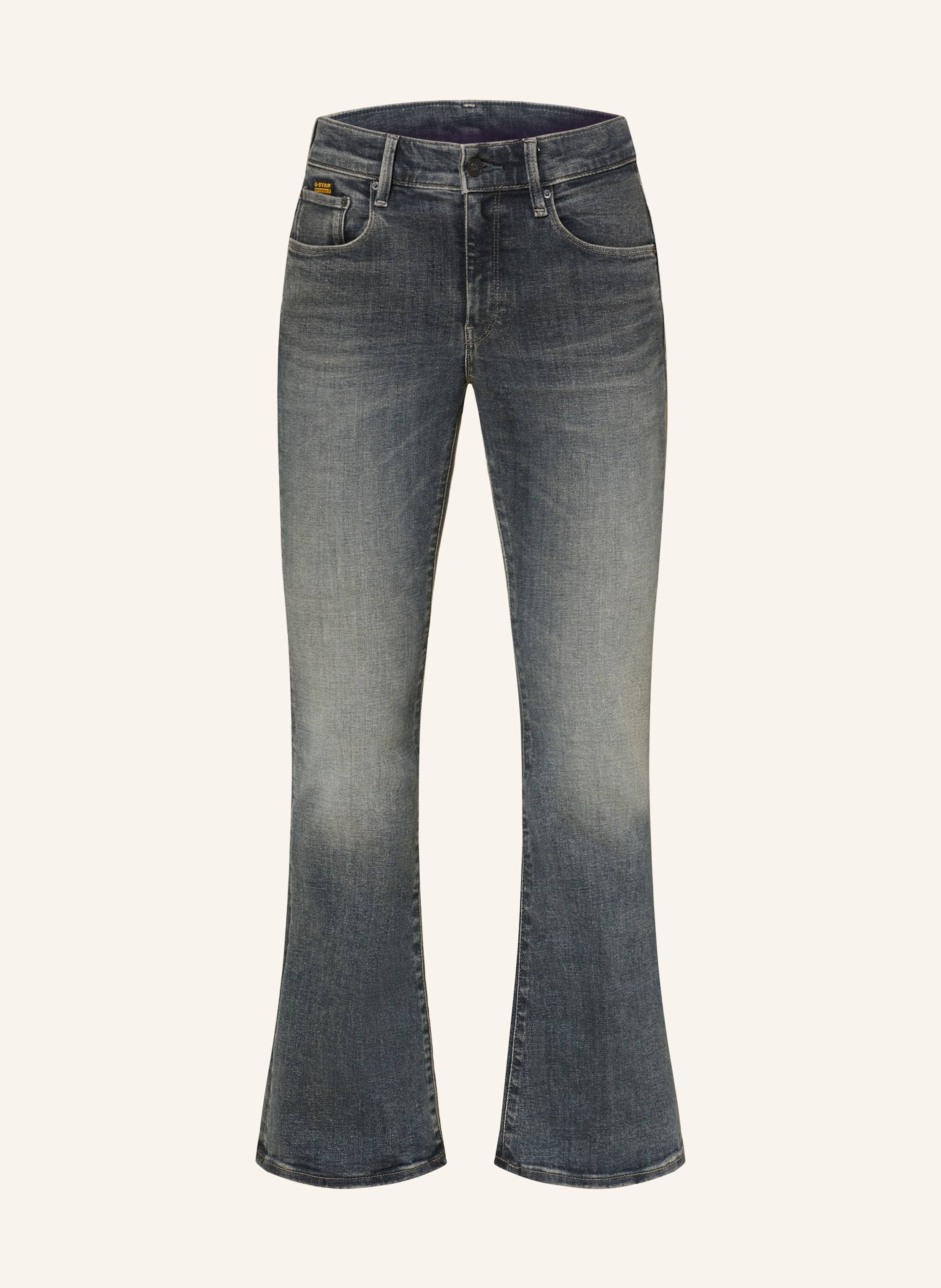 G-STAR RAW 3301 Flare Jeans Dames Blauw