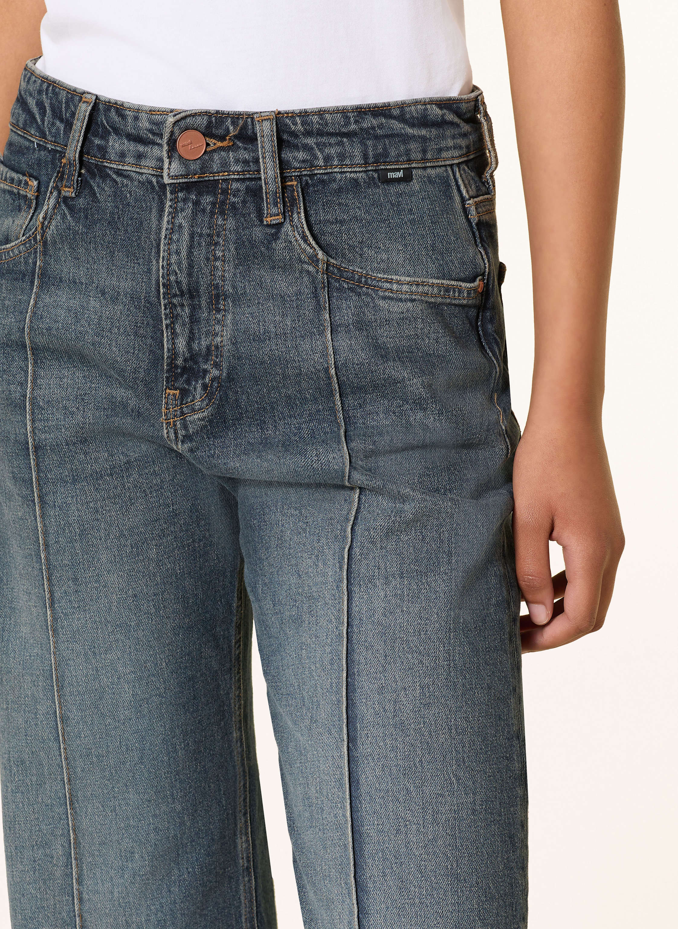 Thumbnail - Mavi Straight Jeans Janice blau