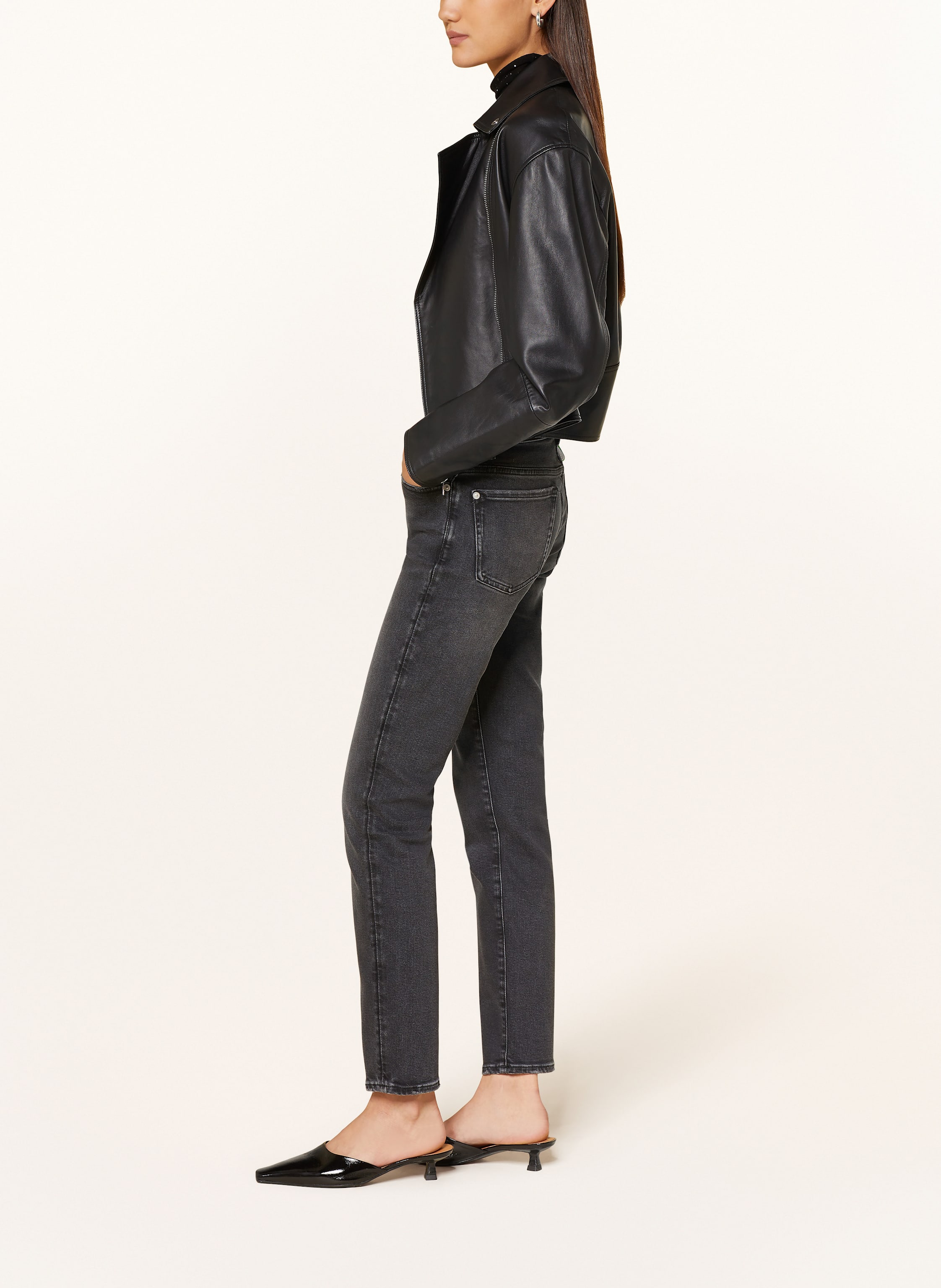 Thumbnail - 7 For All Mankind Skinny Jeans Roxanne schwarz