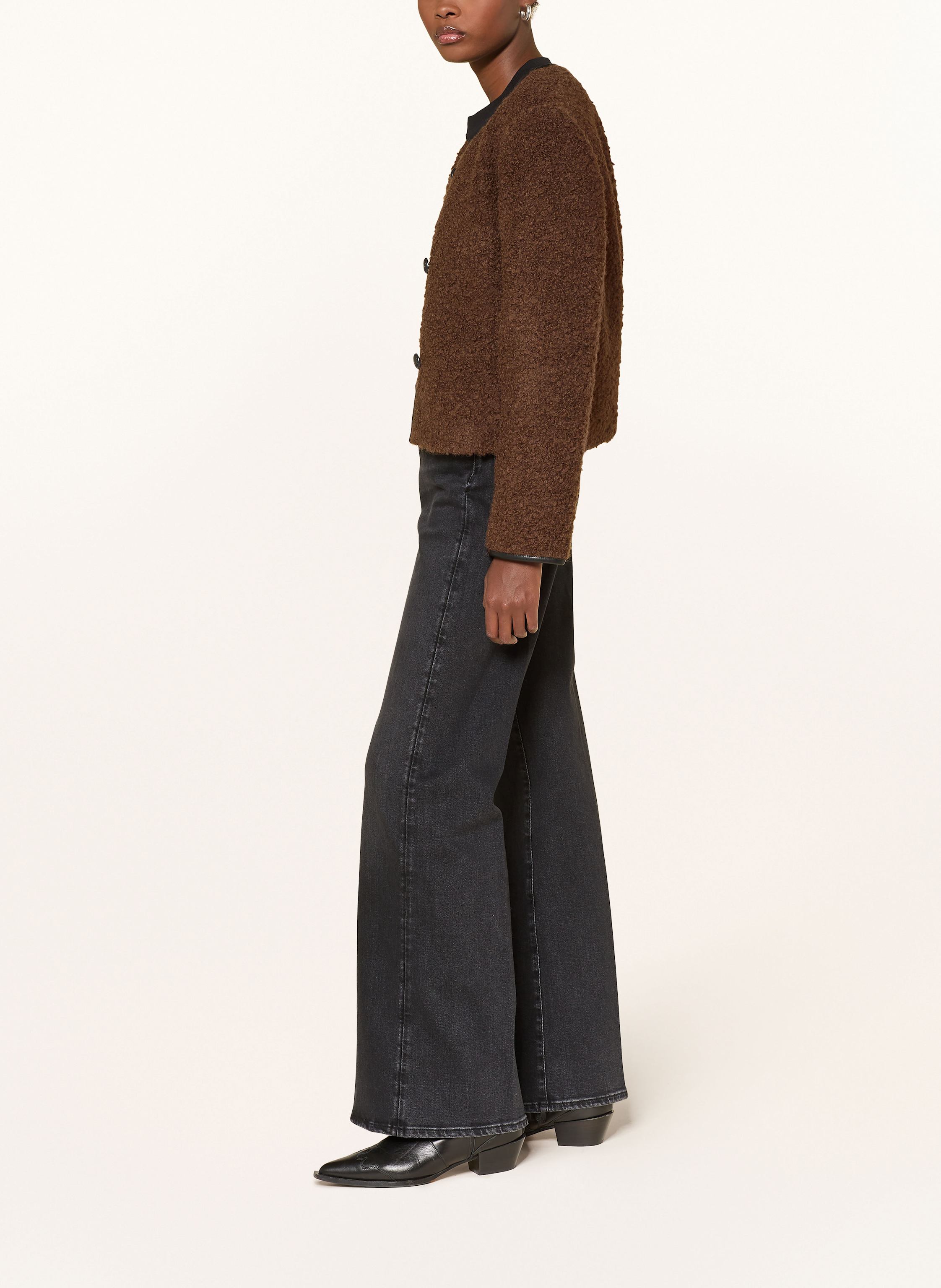 Thumbnail - 7 For All Mankind Flared Jeans Ultra High Rise Jo schwarz