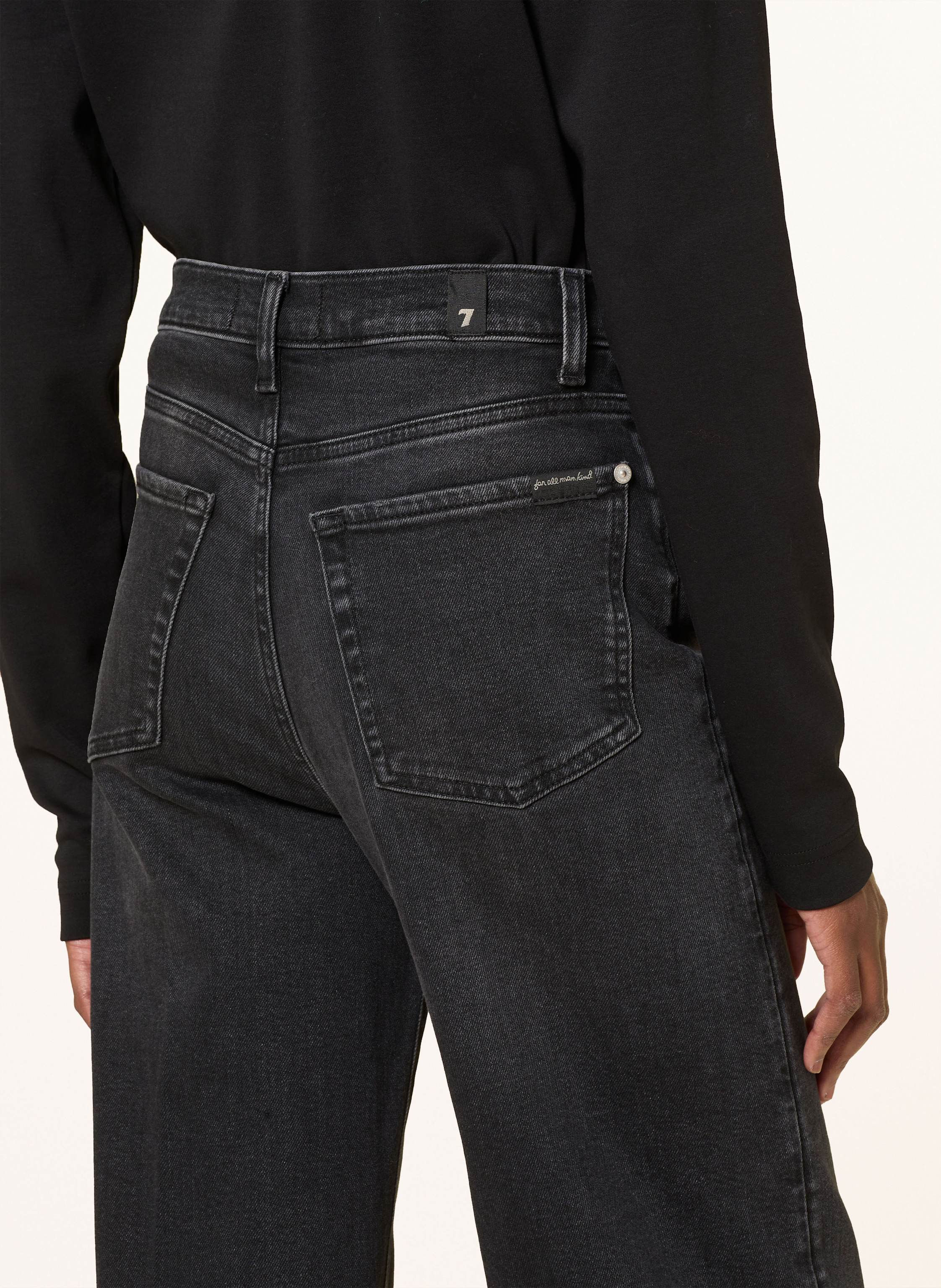 Thumbnail - 7 For All Mankind Flared Jeans Ultra High Rise Jo schwarz