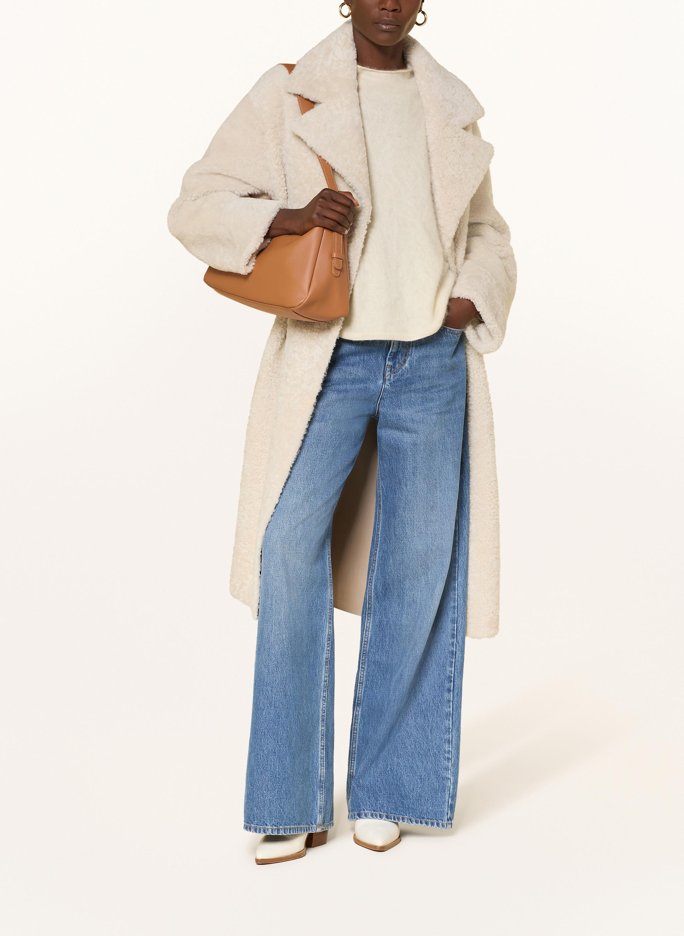 Thumbnail - Seidenfelt Schultertasche Nelma braun