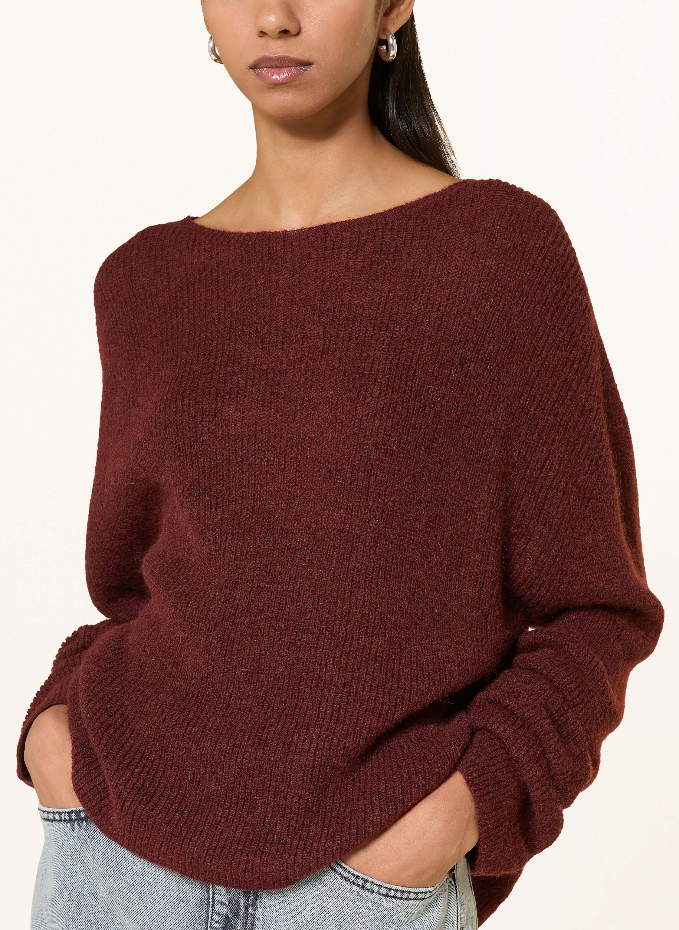 Thumbnail - Drykorn Pullover Imeny Mit Alpaka rot