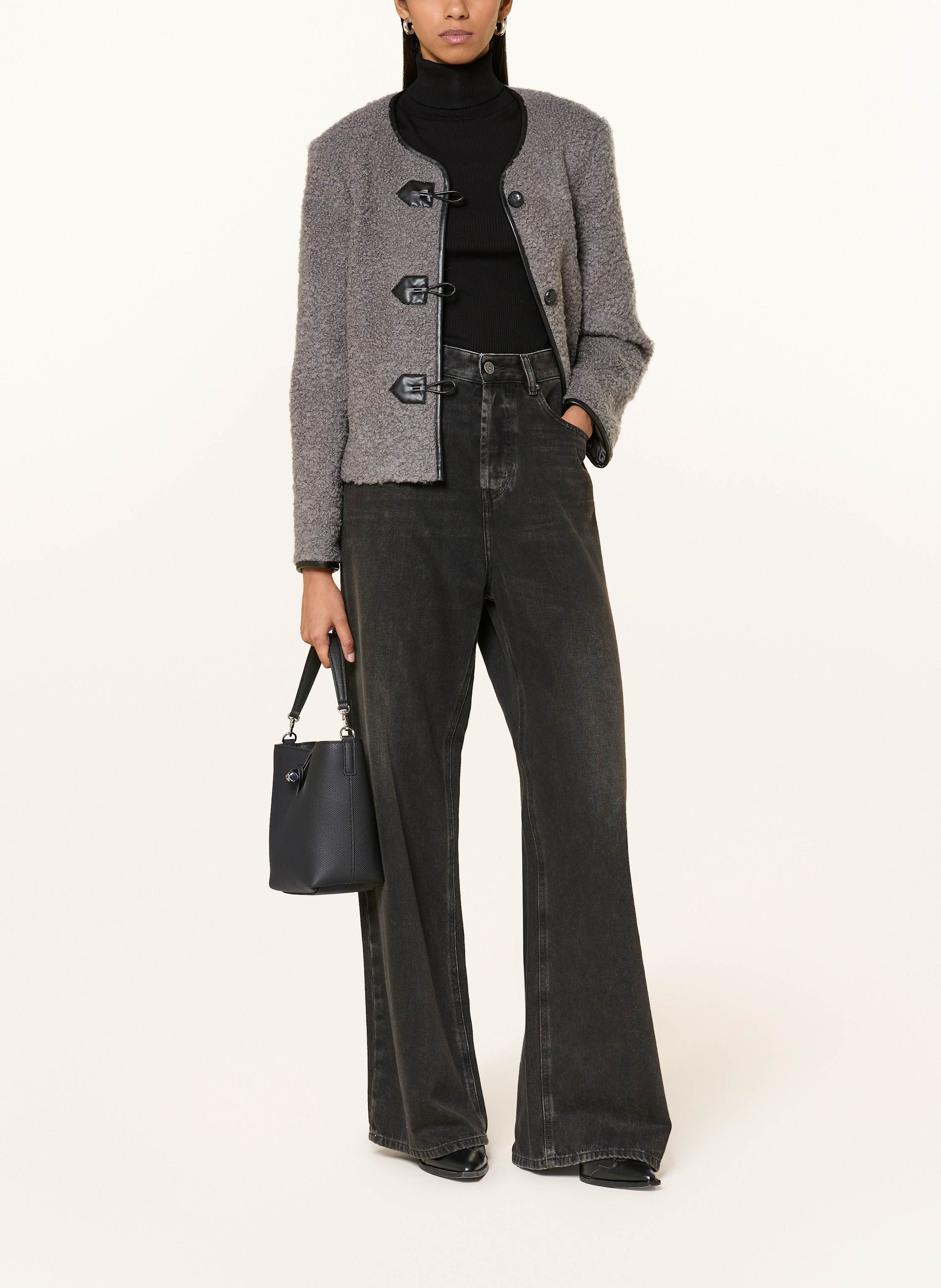 Thumbnail - Longchamp Umhängetasche Le Roseau Small schwarz