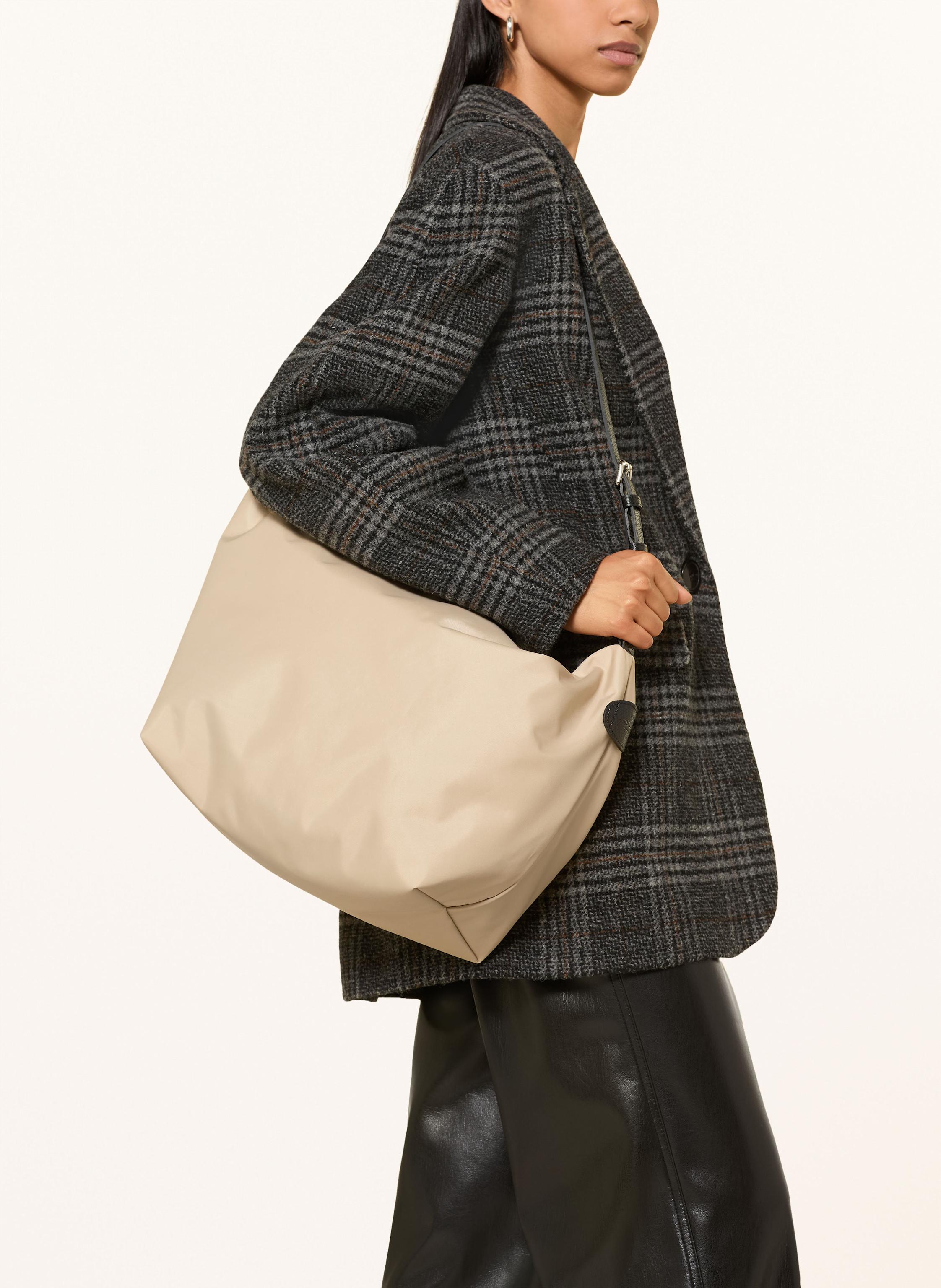 Thumbnail - Longchamp Schultertasche Le Slouchy Bolso beige