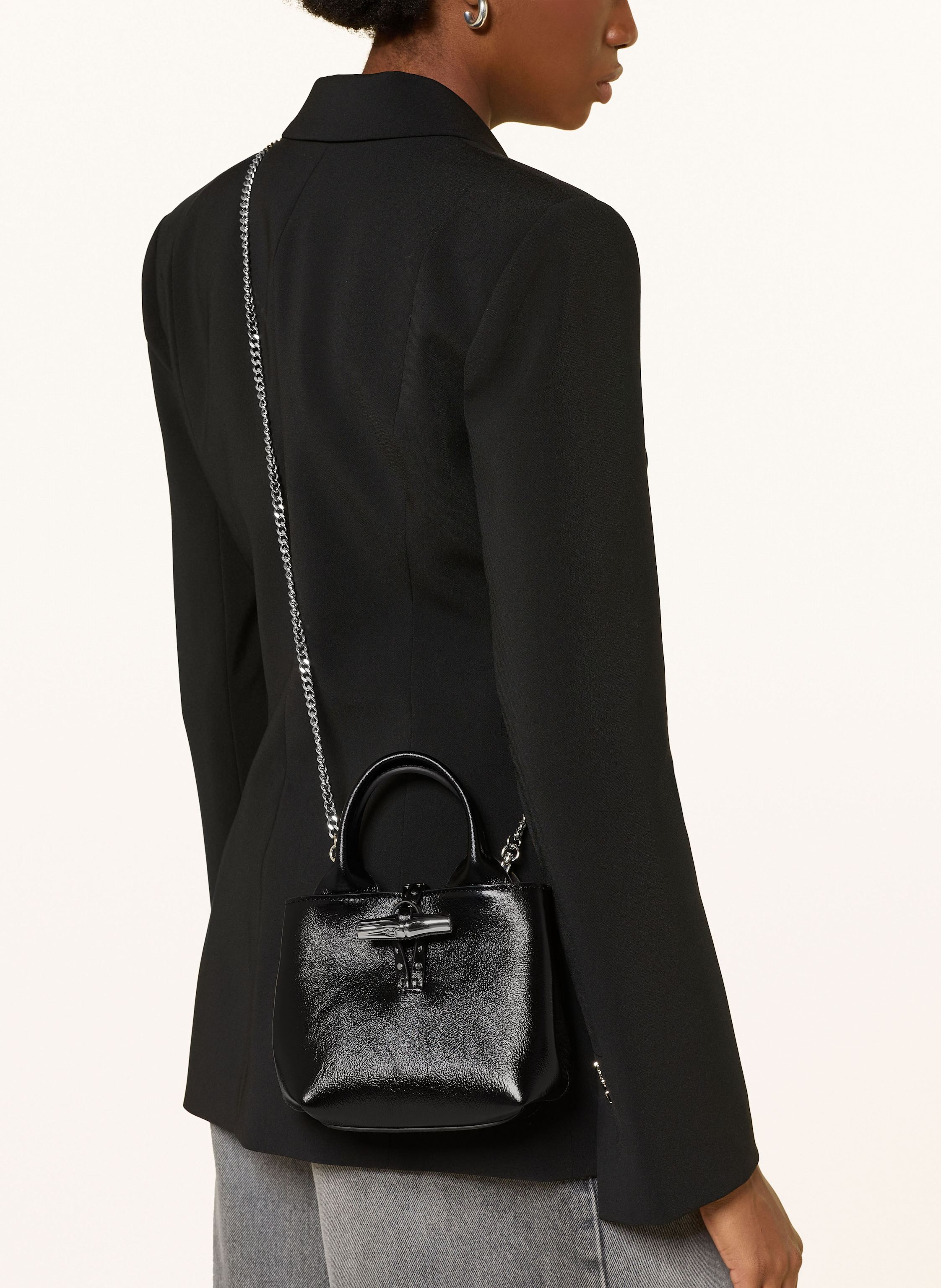 Thumbnail - Longchamp Handtasche Le Roseau Xs schwarz