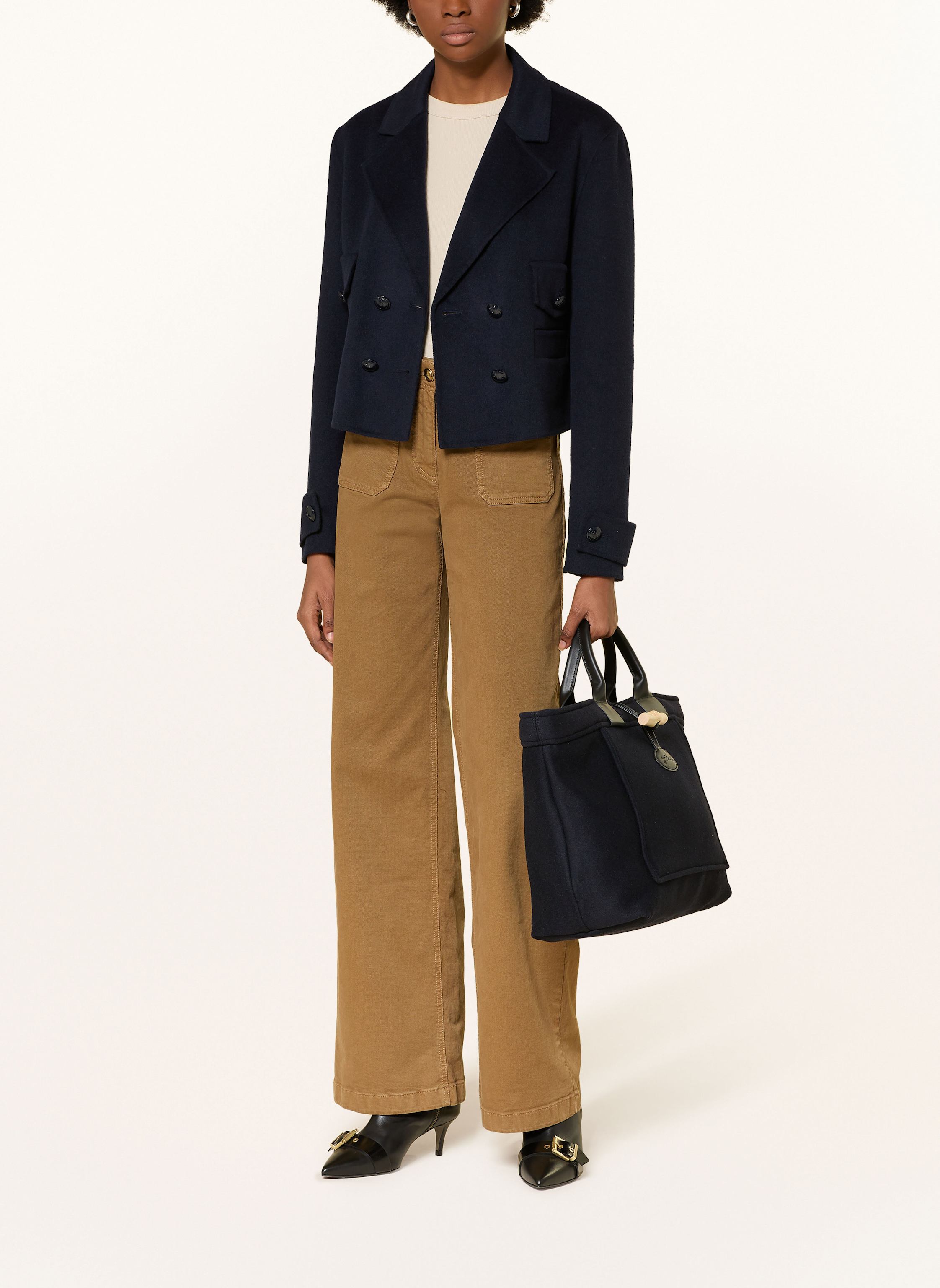 Thumbnail - Longchamp Handtasche Le Roseau Large blau