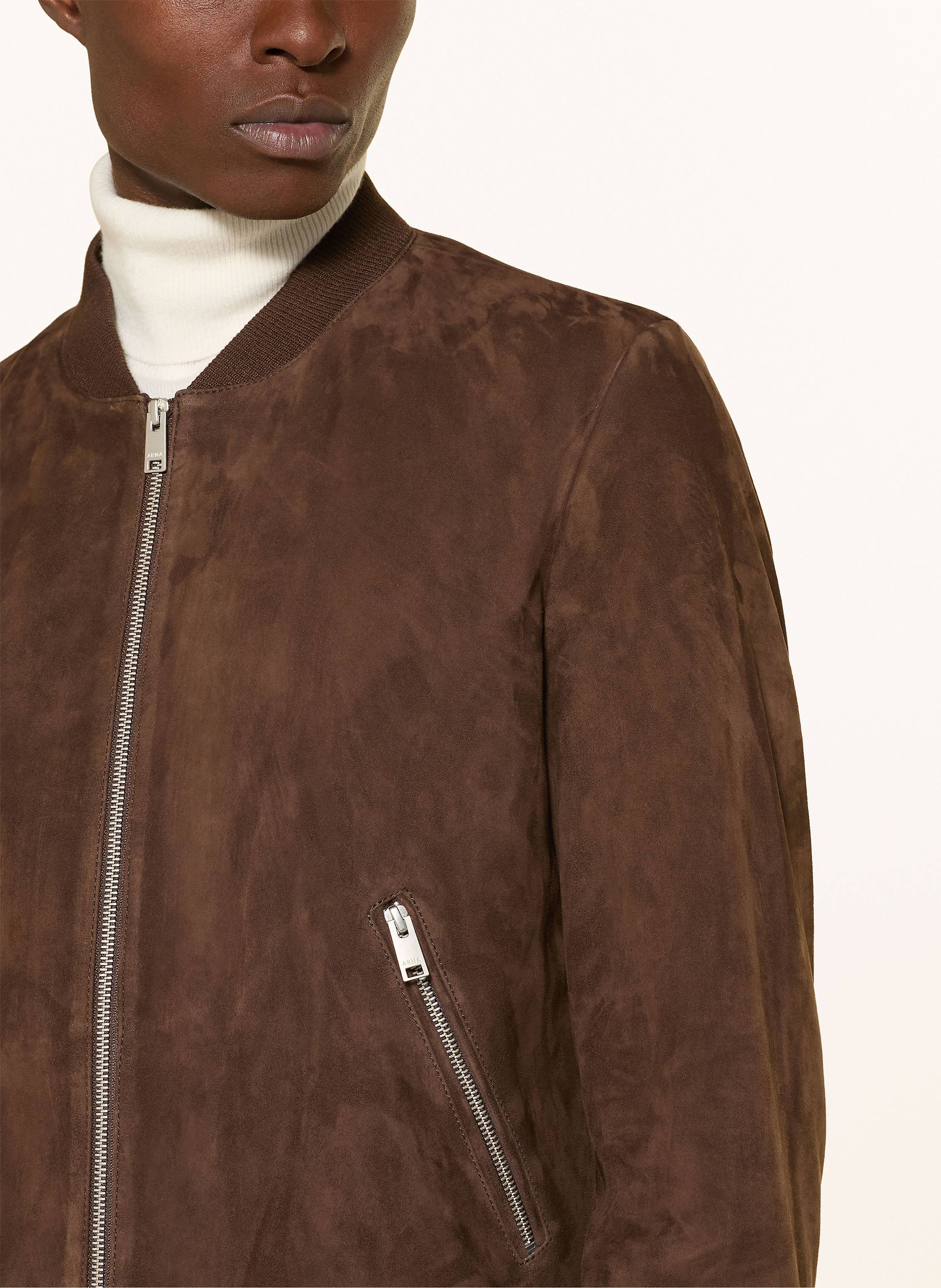 Thumbnail - Arma Lederblouson Didier braun