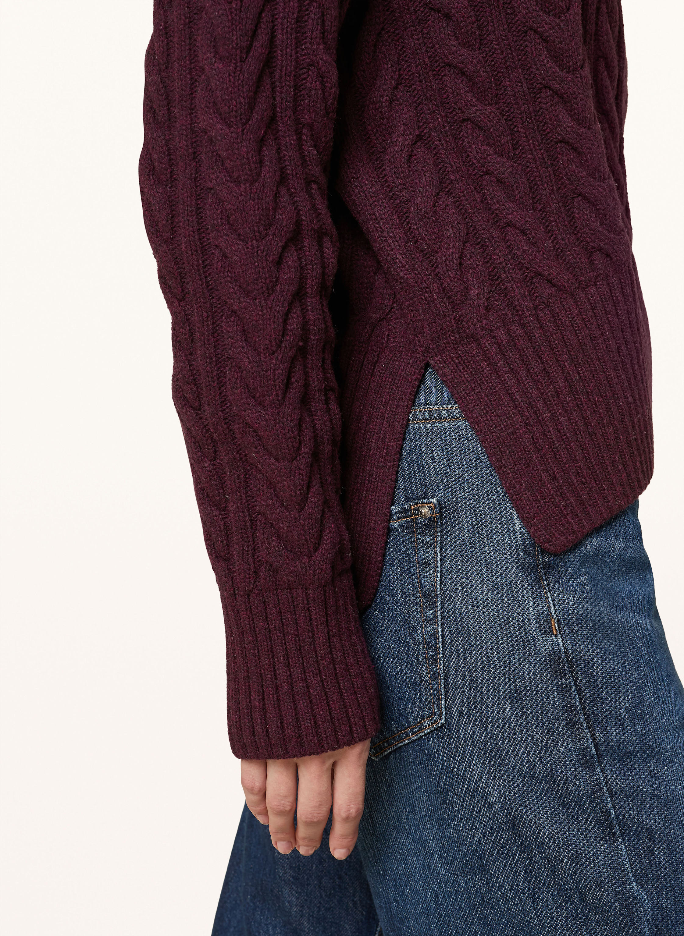 Thumbnail - Barbour Rollkragenpullover Embleton rot