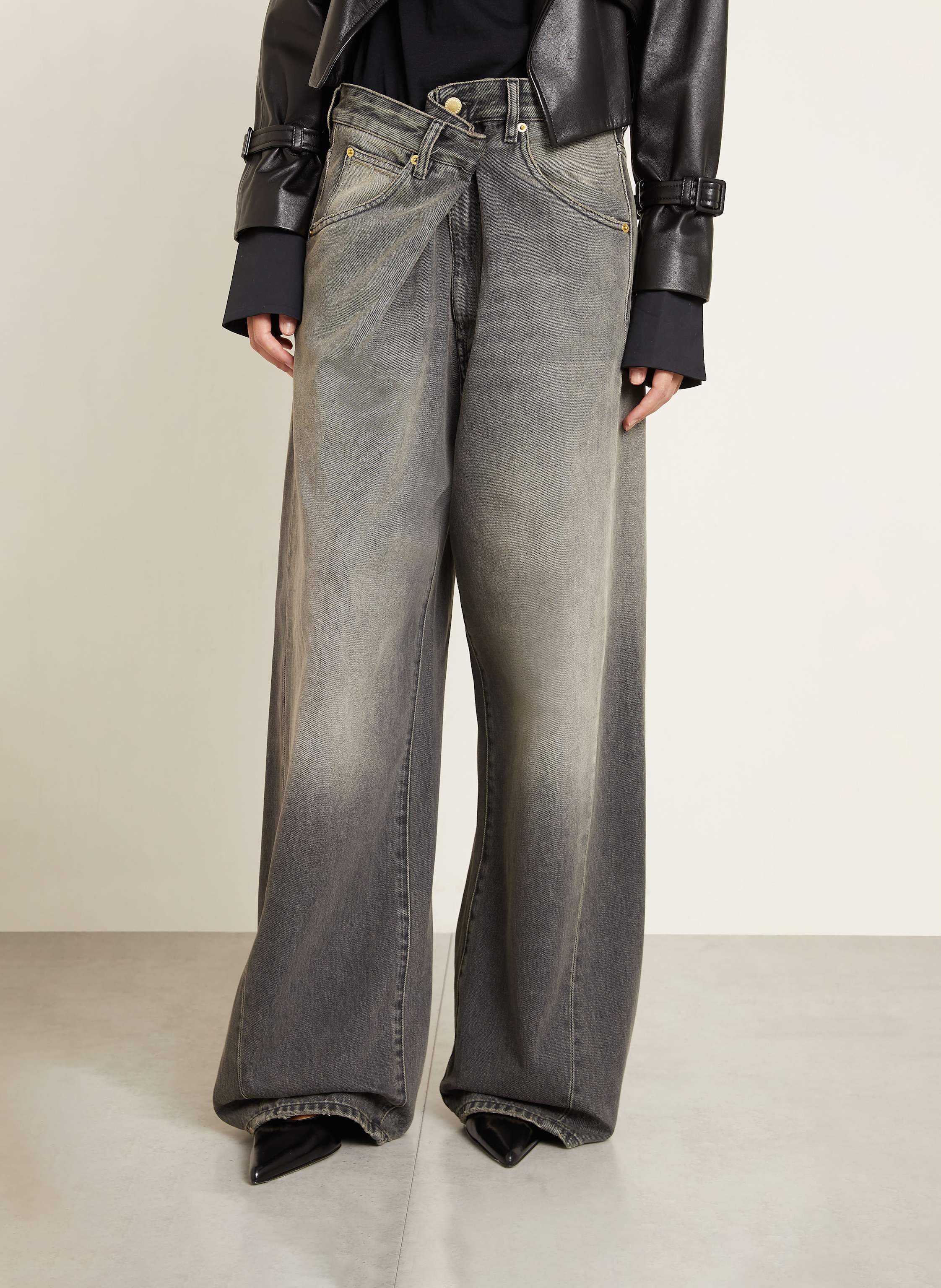 Thumbnail - Darkpark Boyfriend Jeans Ines braun