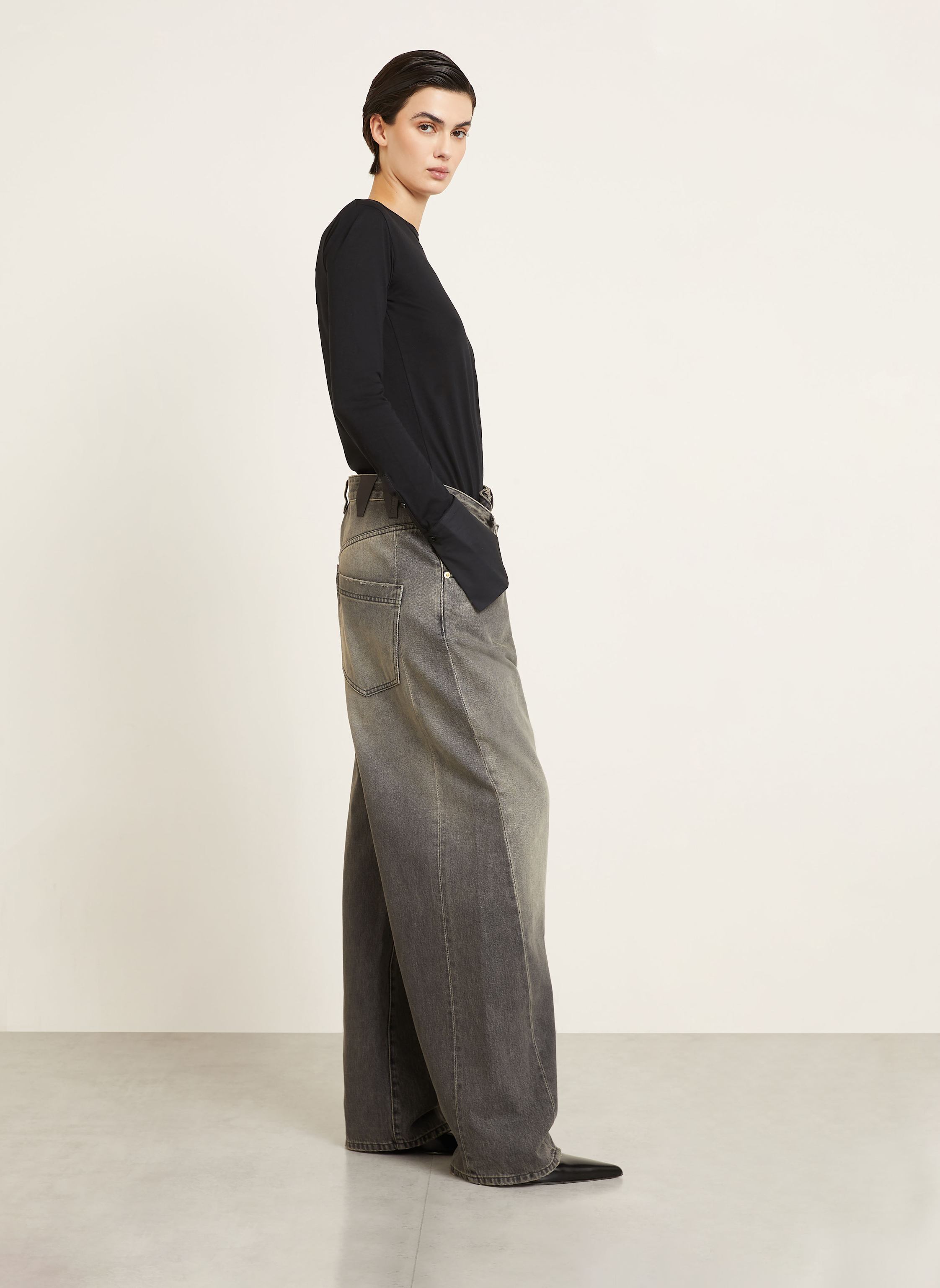 Thumbnail - Darkpark Boyfriend Jeans Ines braun