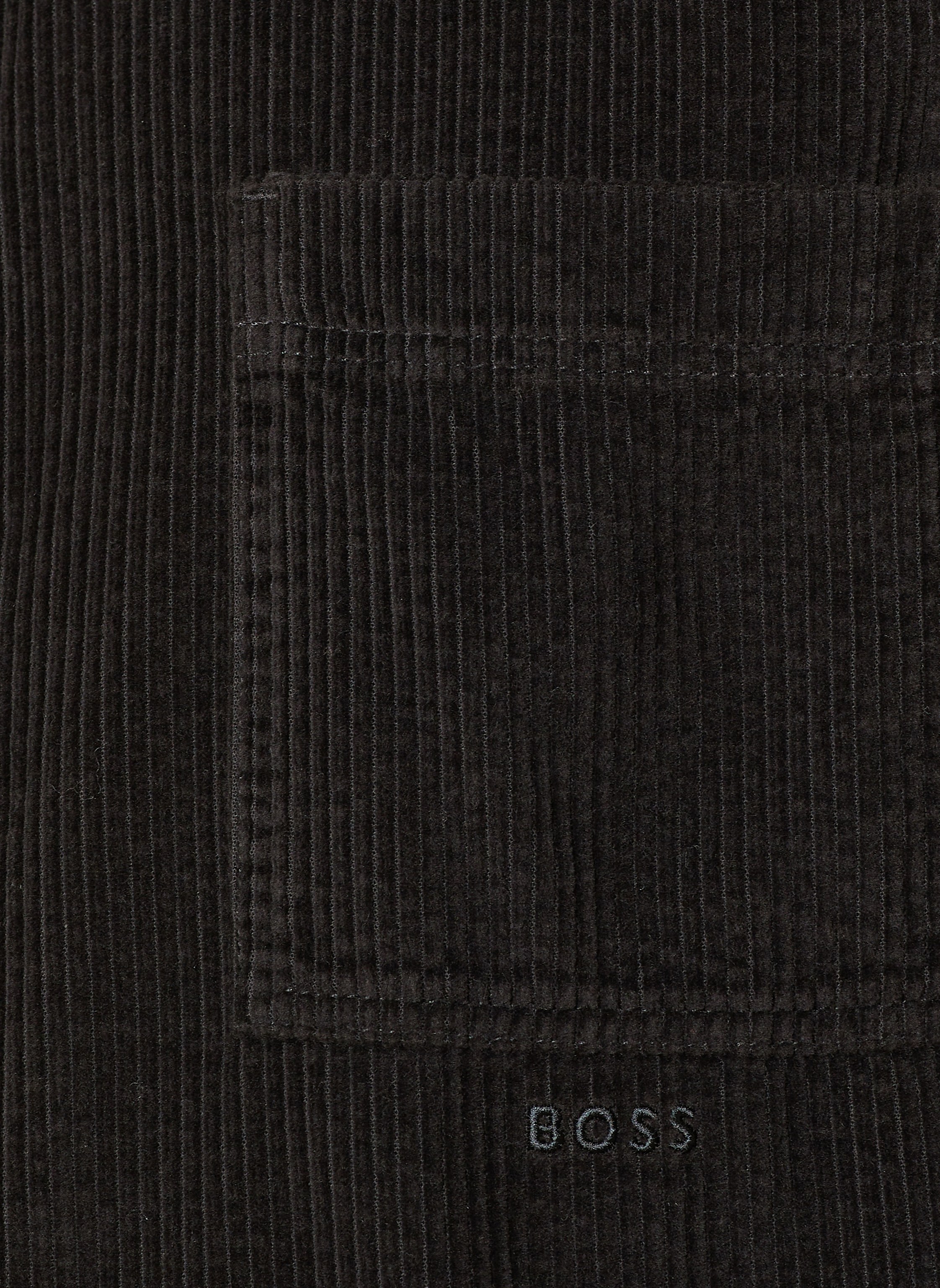 Thumbnail - Boss Cordhemd Relegant Regular Fit schwarz