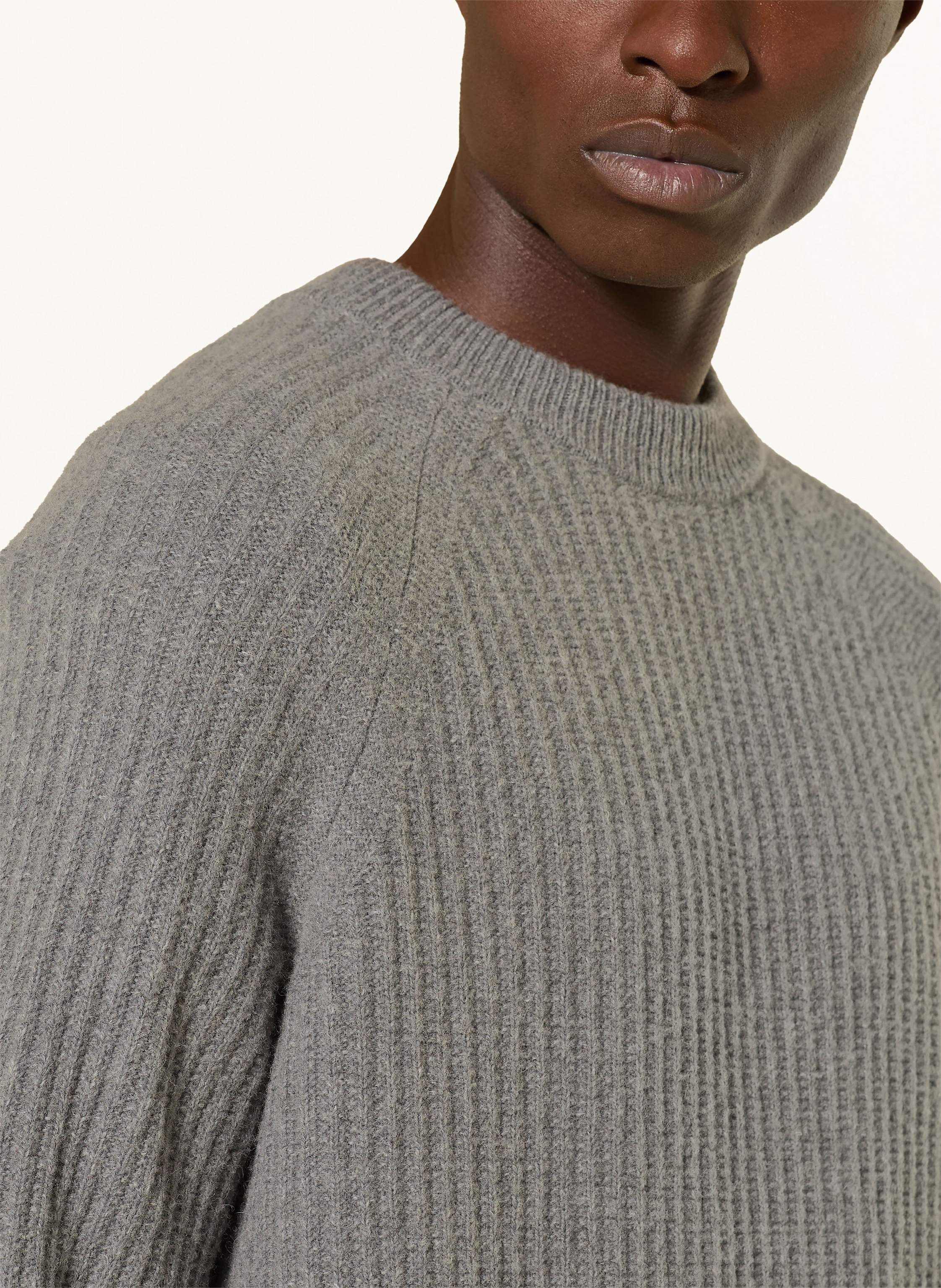 Thumbnail - Boss Pullover Klacier grau