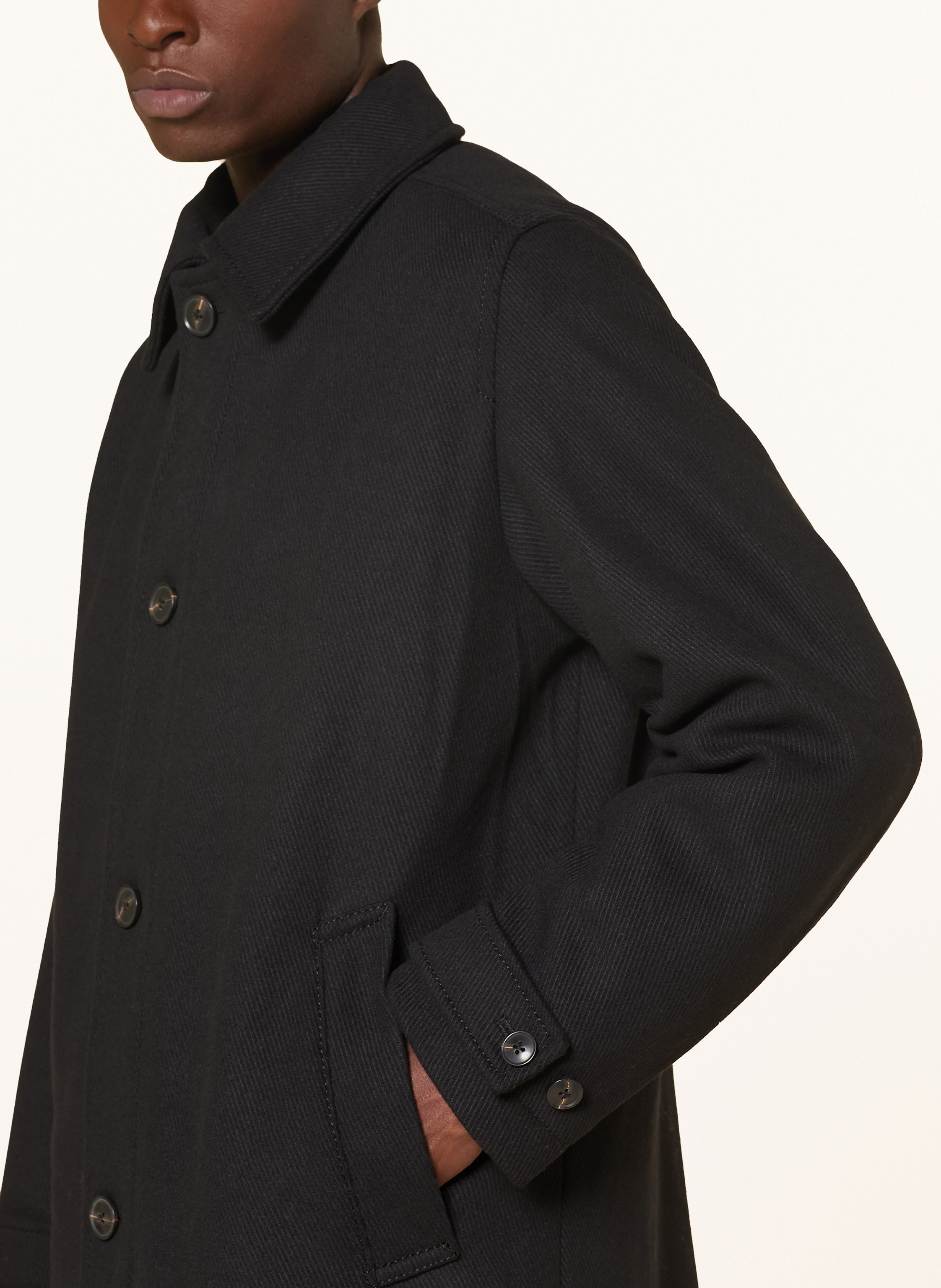 Thumbnail - Boss Mantel Ocozier schwarz